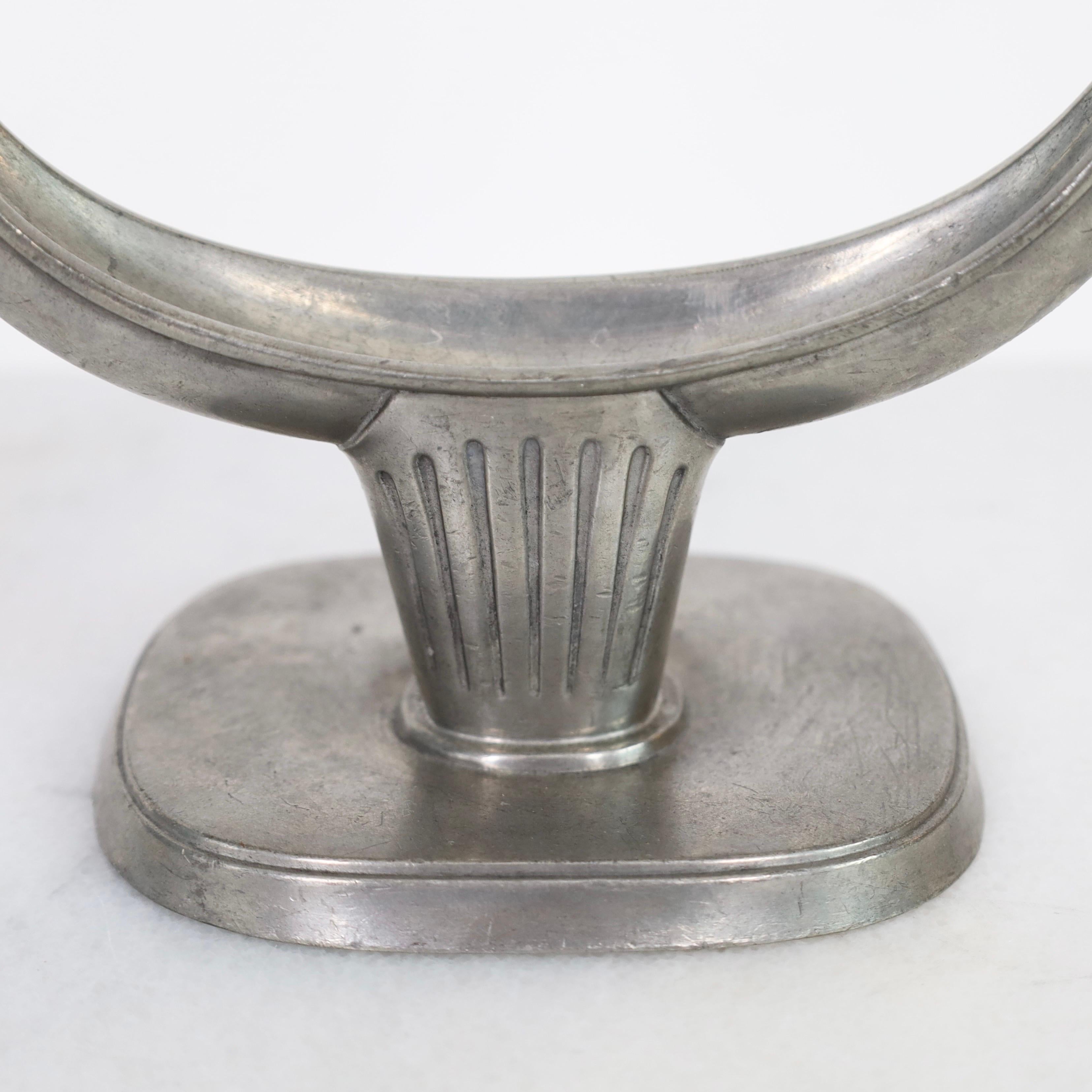 Pewter Candle Holders by Just Andersen, 1950s, Denmark For Sale 4