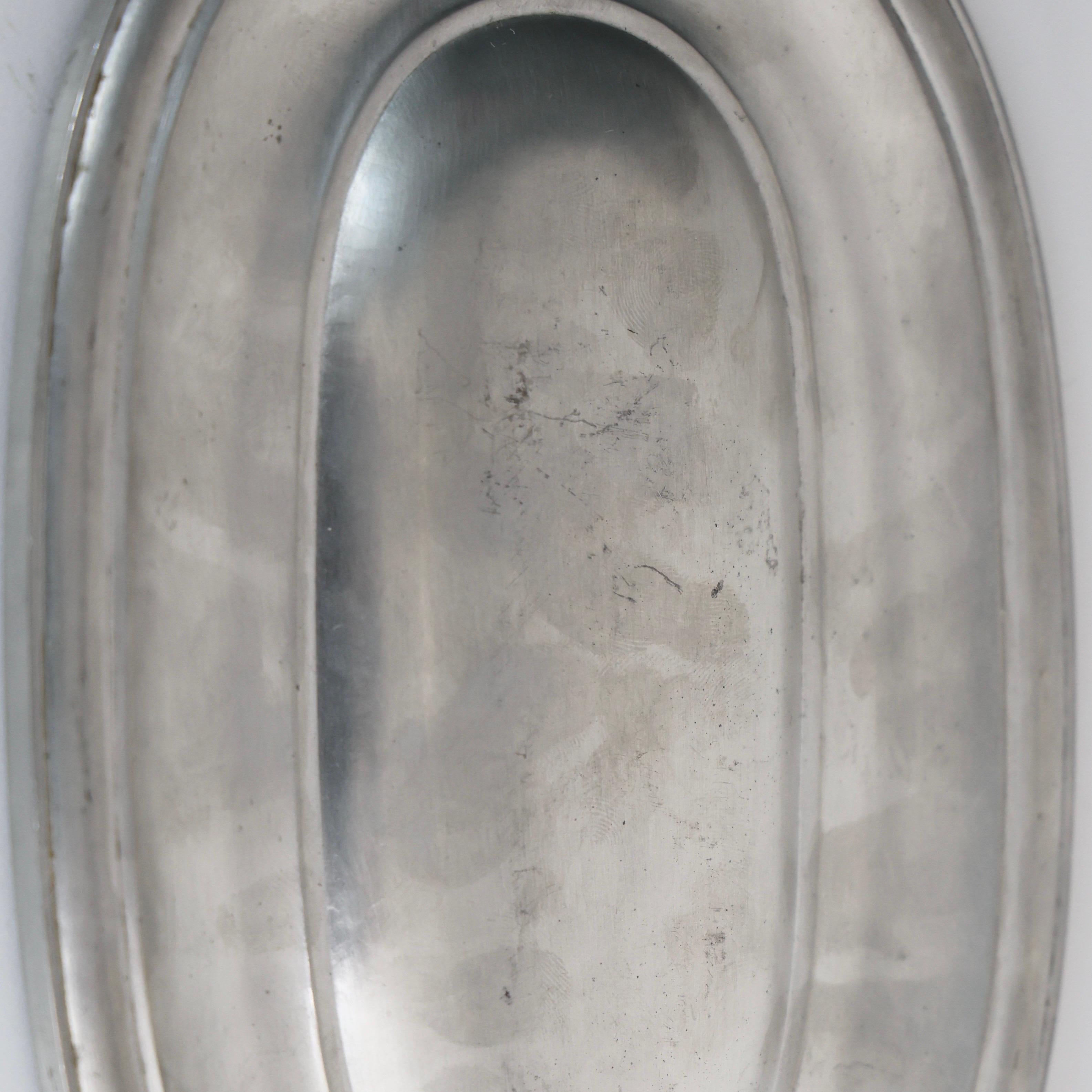 Pewter Candle Sconces by Just Andersen, 1920s, Denmark For Sale 1