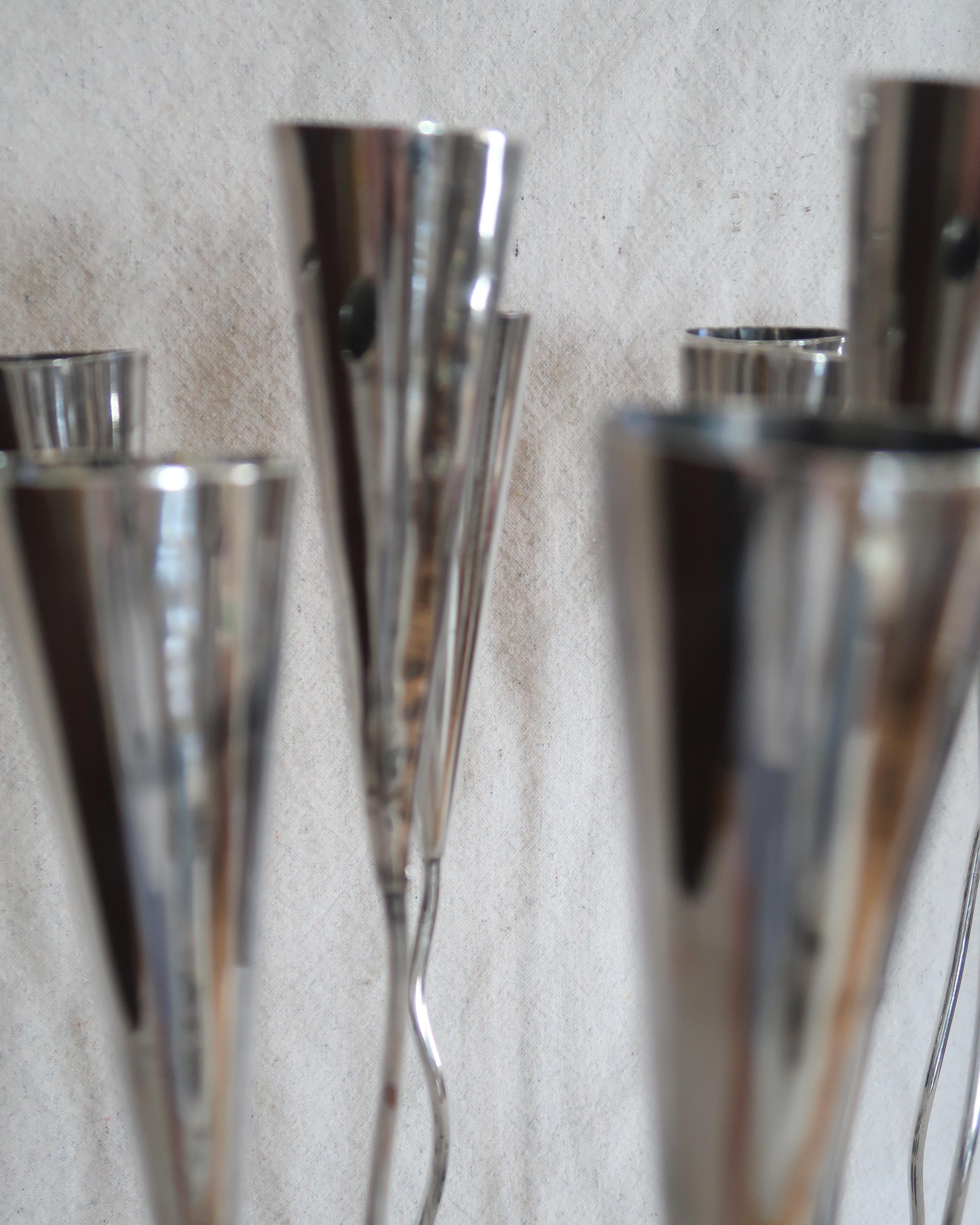20th Century Pewter Candlesticks For Sale