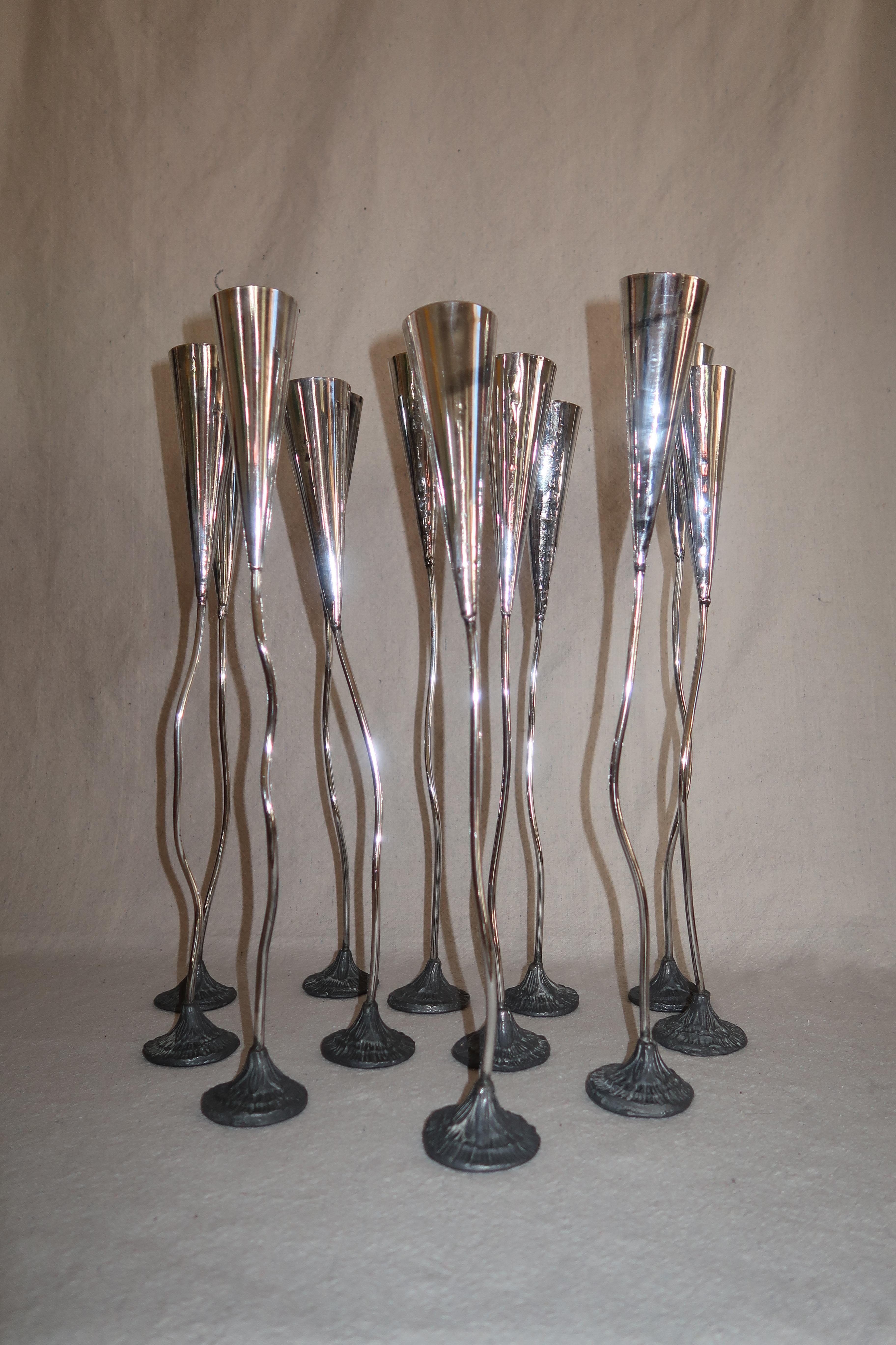 Pewter Candlesticks For Sale 3