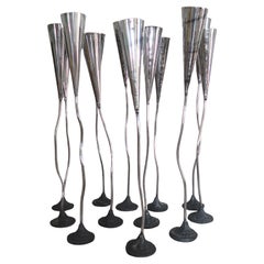 Pewter Candlesticks