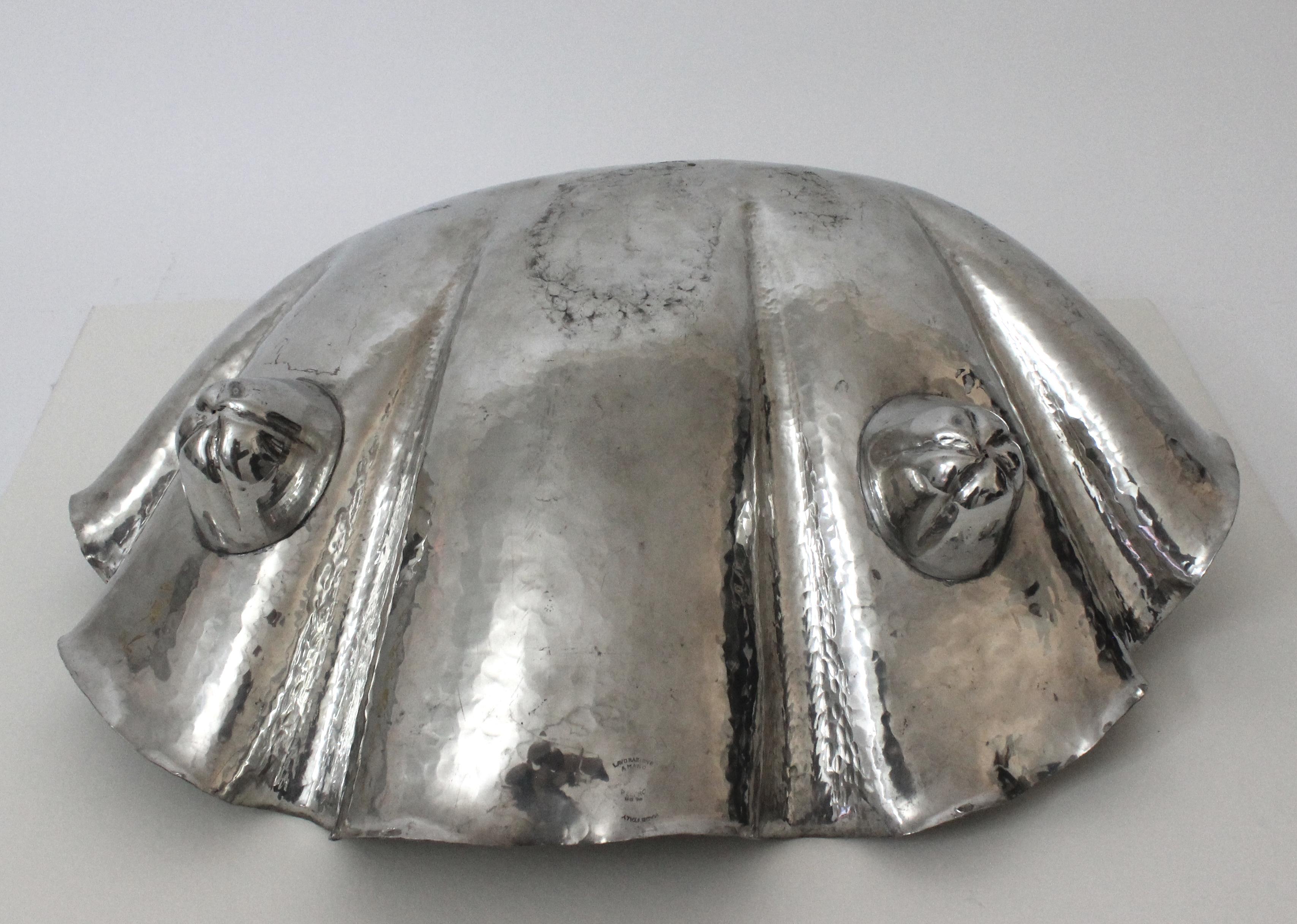 Pewter Clamshell Dish by Lavorazione 4