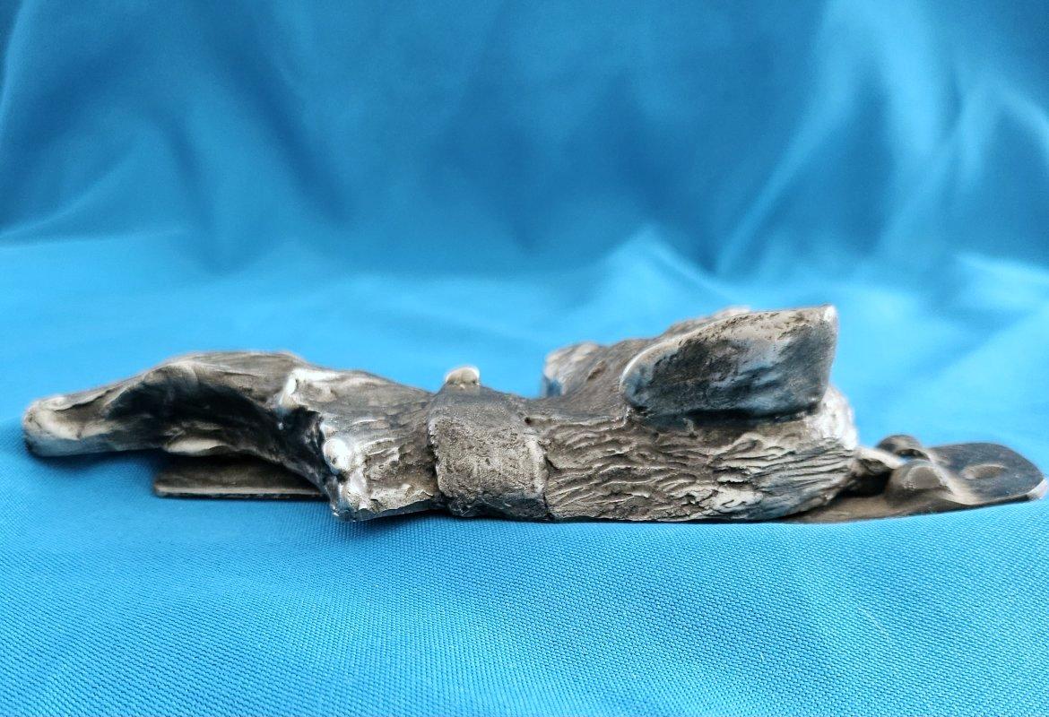 Perro de estaño aldaba de puerta escultórica Deerhound/Greyhound/Lurcher/Galgo OFERTA DE CIERRE Moderno