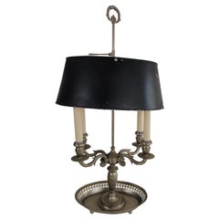Pewter French Bouillotte Lamp