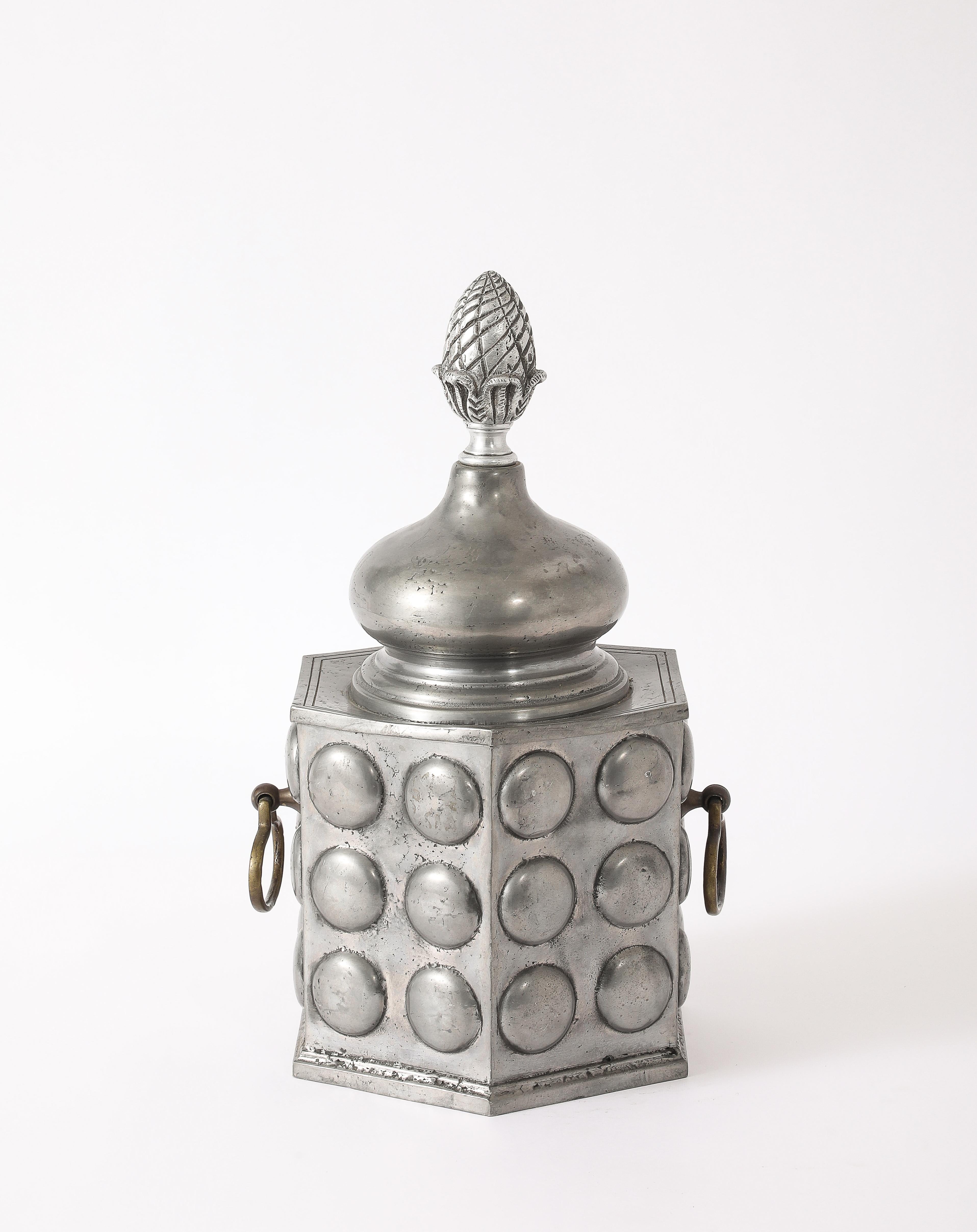 Pewter Ice Bucket, UK 1950's For Sale 5