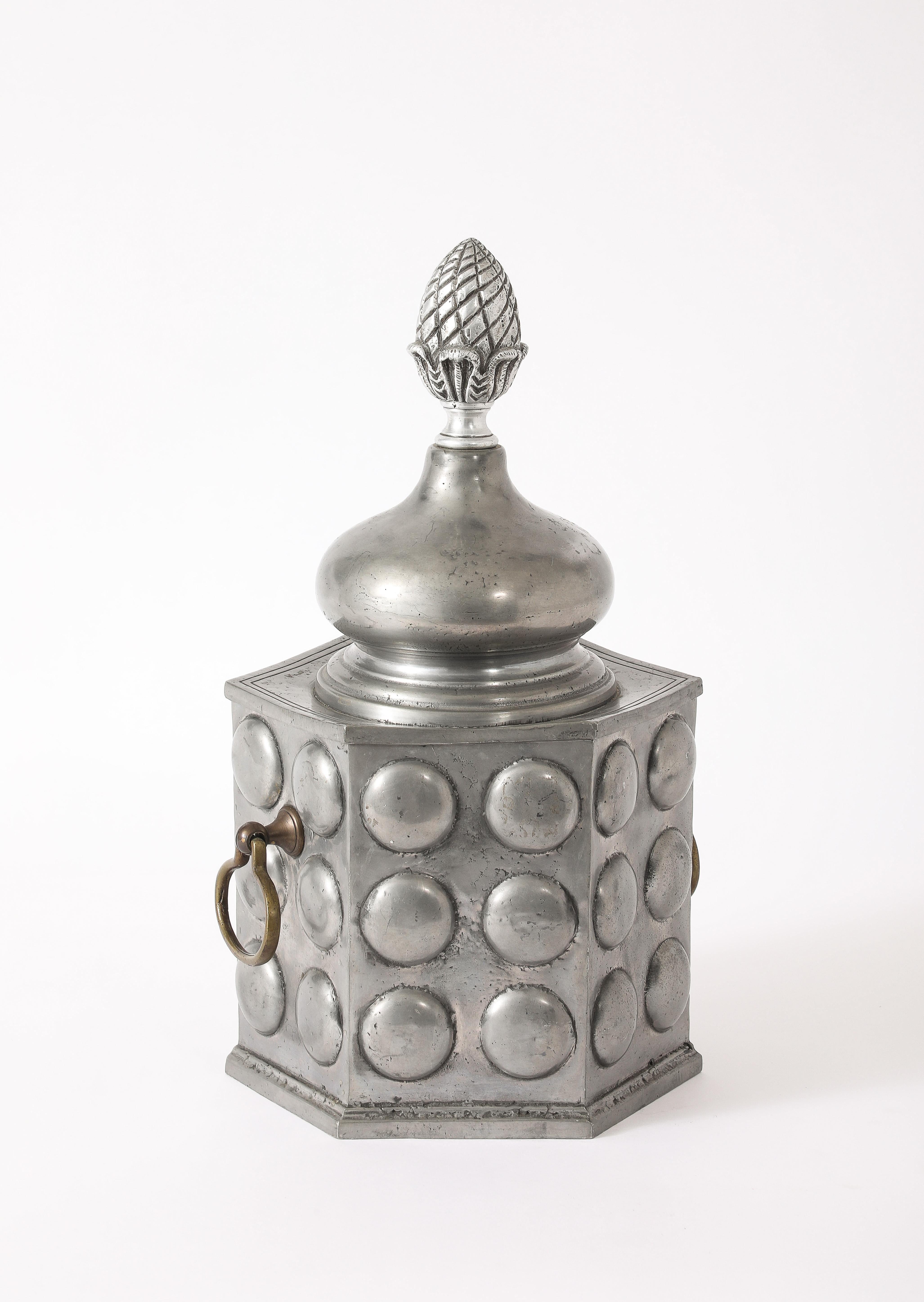 Pewter Ice Bucket, UK 1950's For Sale 1