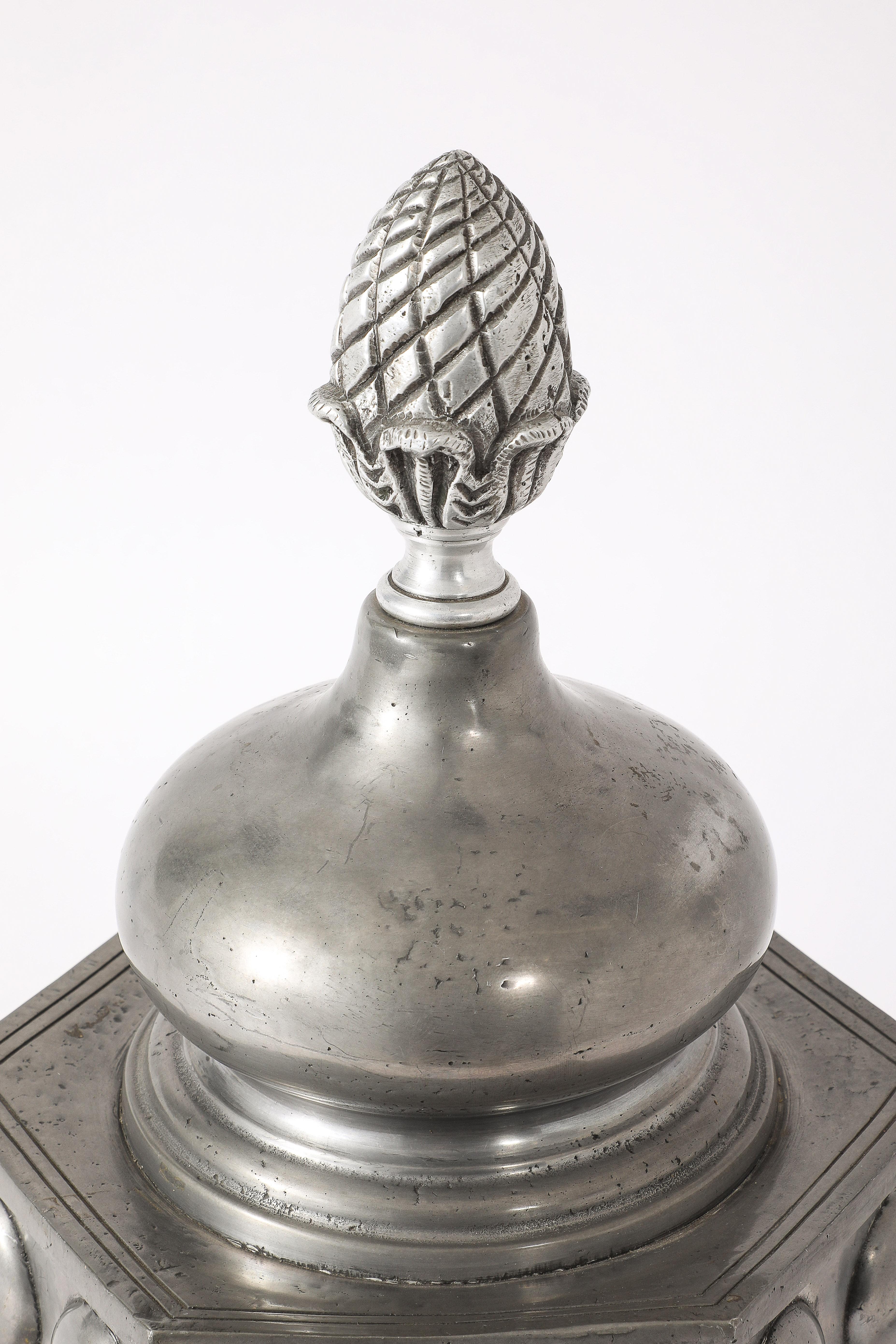 Pewter Ice Bucket, UK 1950's For Sale 2