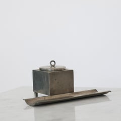 Calamaio in peltro di Just Andersen, GAB Svezia, anni '30