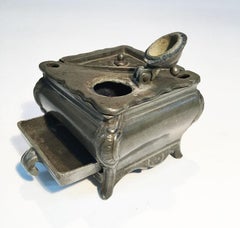 Pewter Inkwell, Johan Joseph Boissacq, Mechelen, Belgium