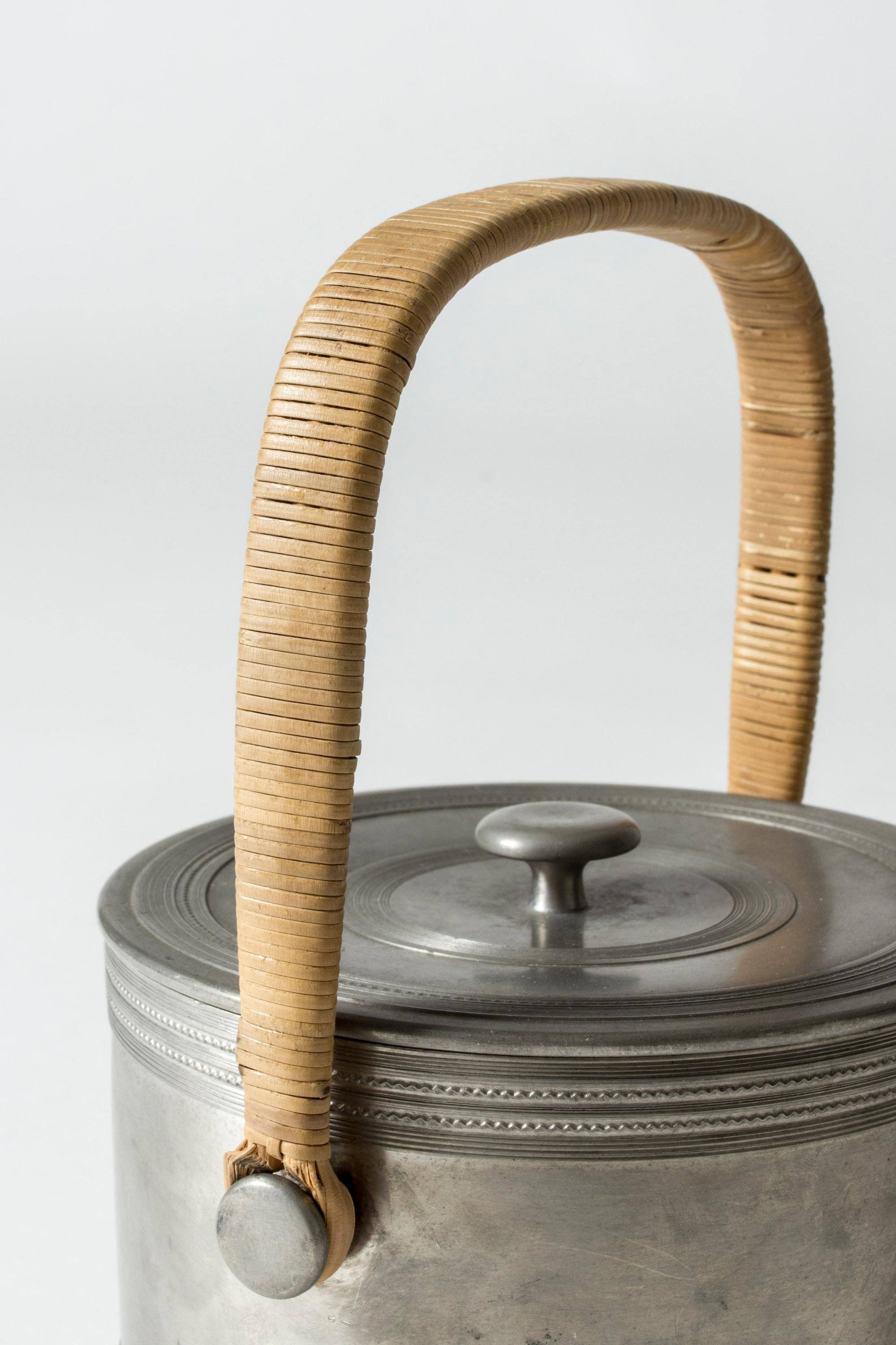 Pewter Jar by Estrid Ericson In Good Condition For Sale In Stockholm, SE