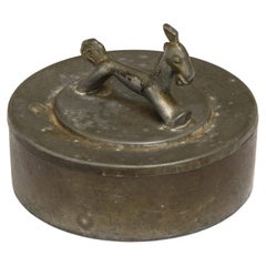 Vintage Pewter Jar by Sylvia Stave, 1934