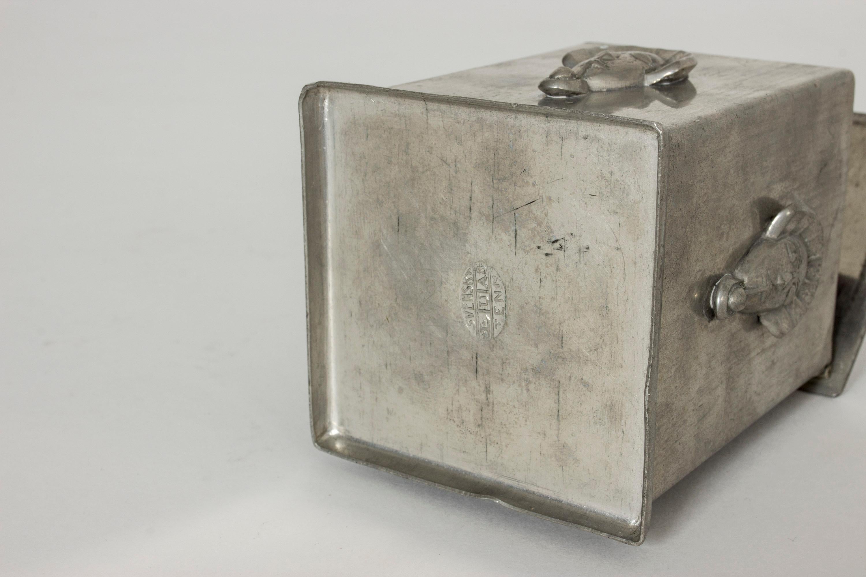 Early 20th Century Pewter Jar from 1927 by Harald Linder
