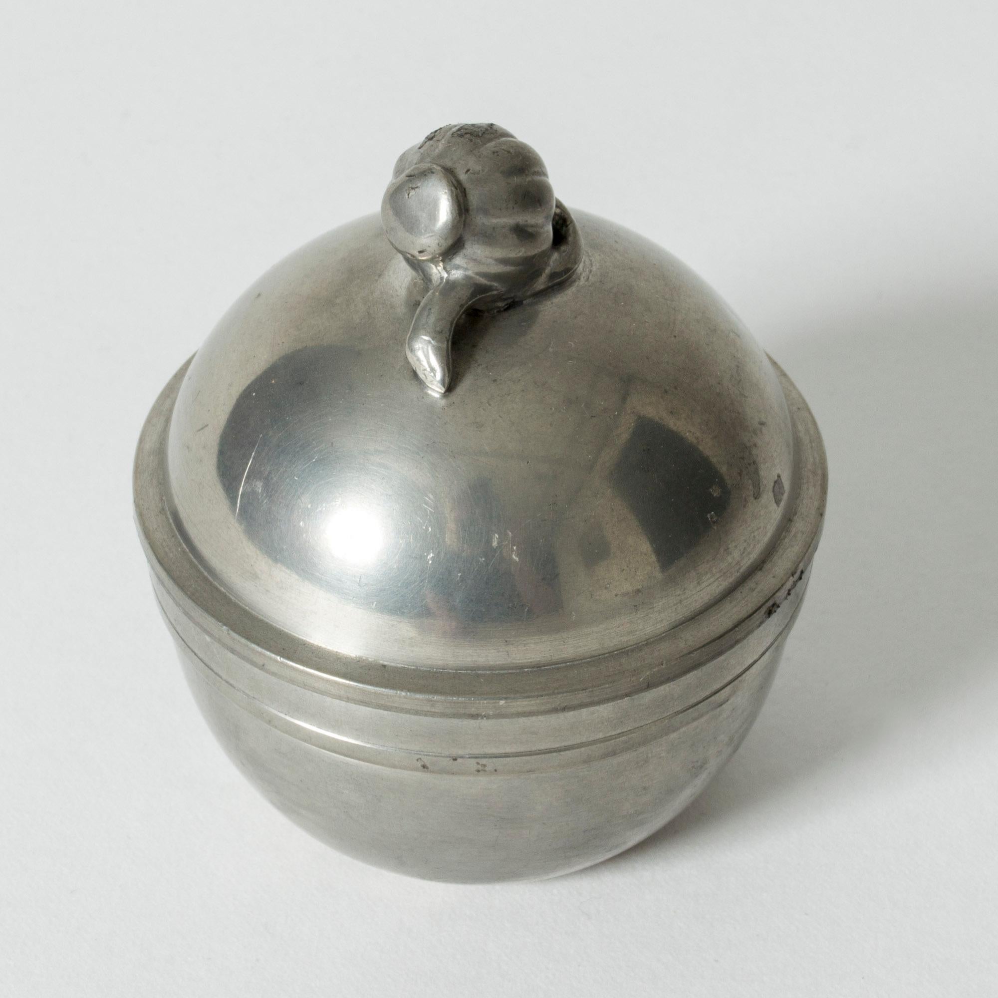 Scandinavian Modern Pewter Jar from GAB