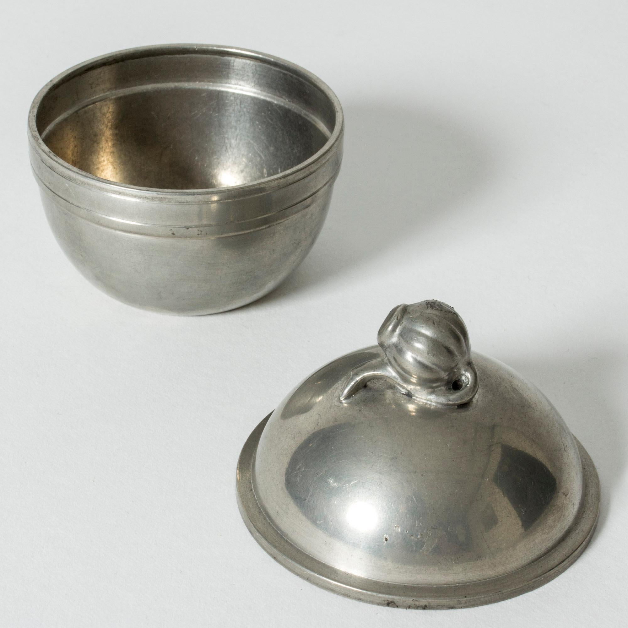 Pewter Jar from GAB In Good Condition In Stockholm, SE