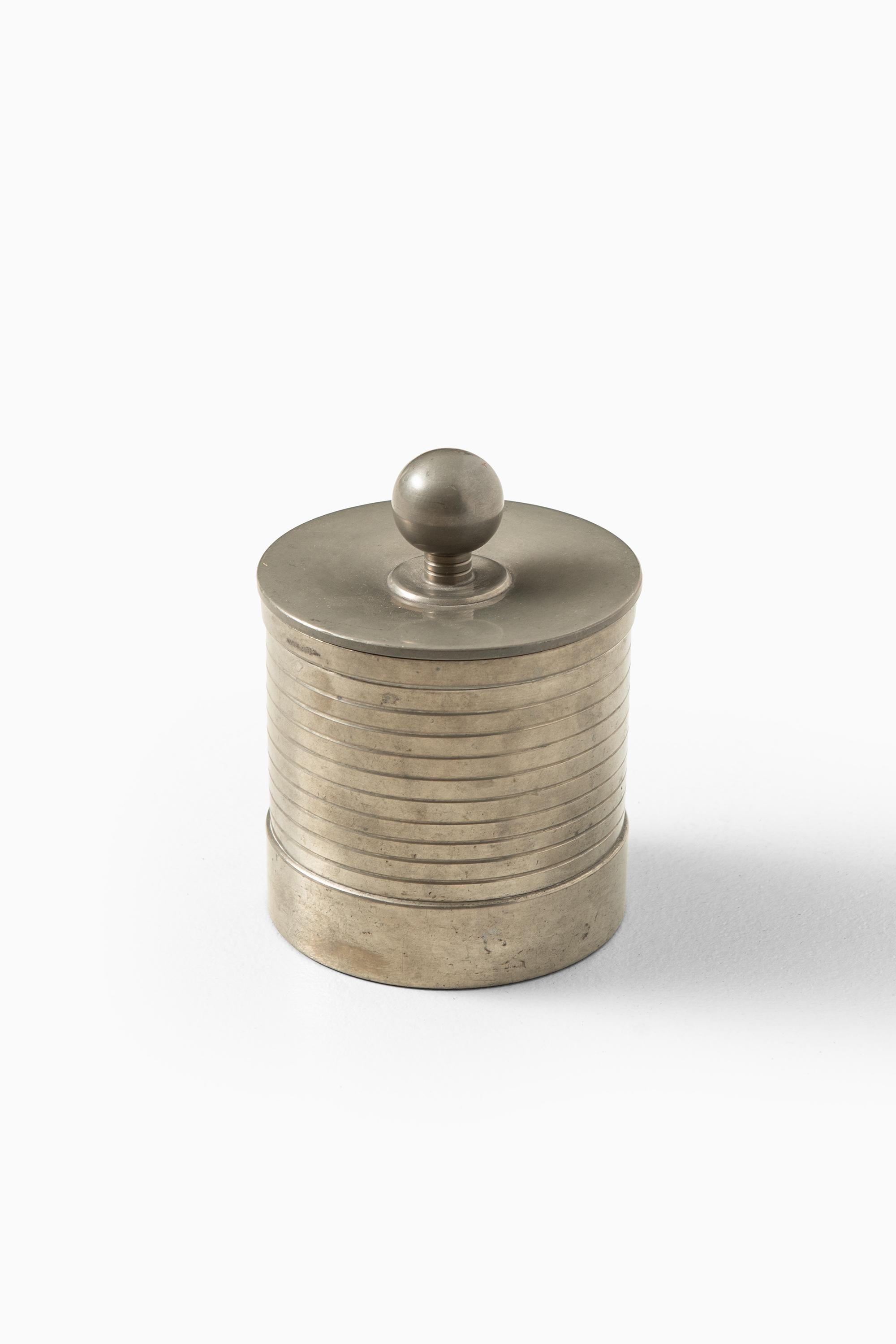 Scandinavian Modern Pewter Jar Produced by GAB in Sweden