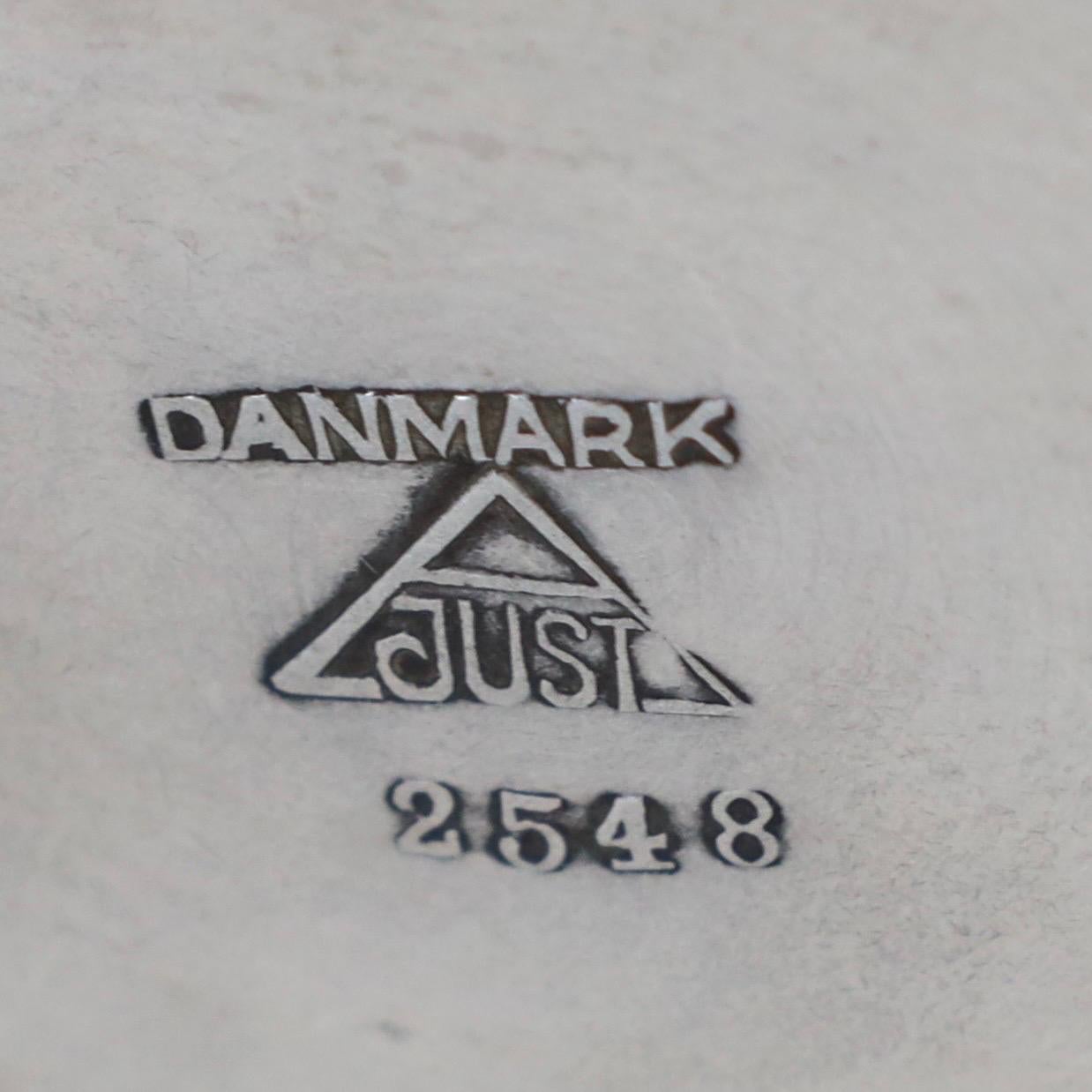 Jardinière en étain par Ellen Schlanbusch pour Just Andersen, années 1950, Danemark en vente 4
