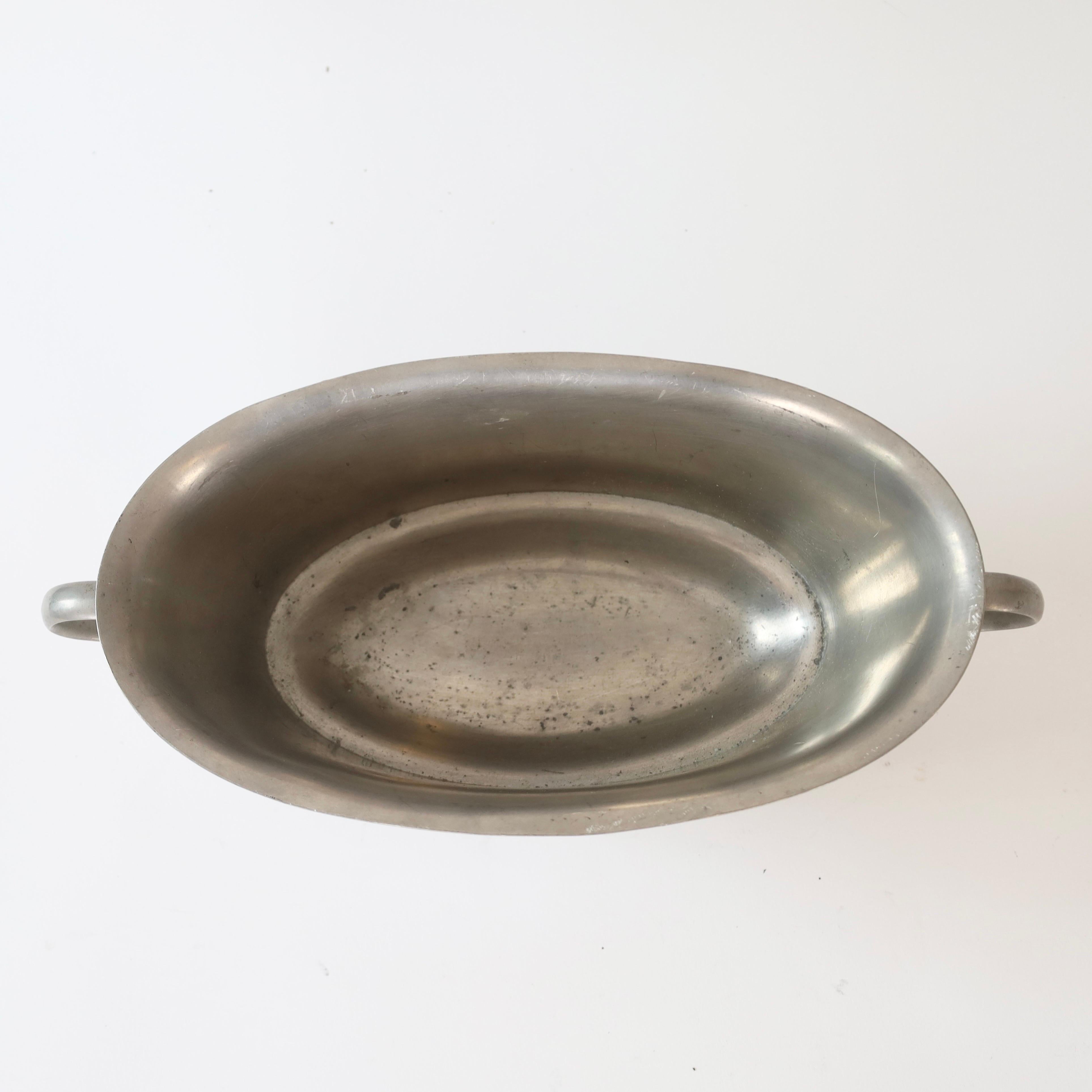Jardinière en étain par Just Andersen, années 1920, Danemark en vente 2
