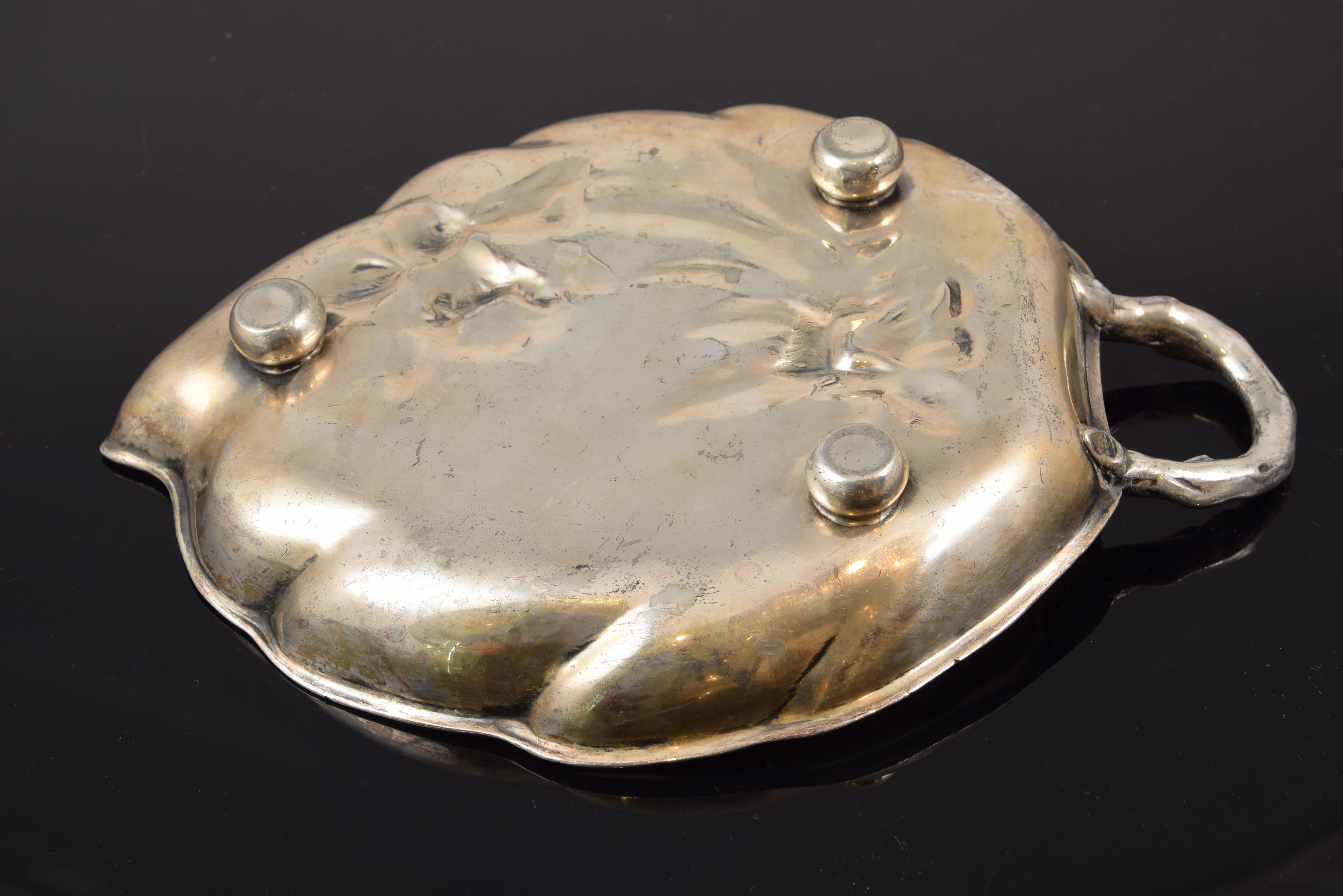 Bandeja Jugendstil de peltre, Kayserzinn, Alemania, Alrededor de 1900 siglo XX en venta