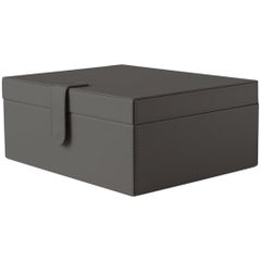 Ben Soleimani Pewter Marin Leather Boxes - Small