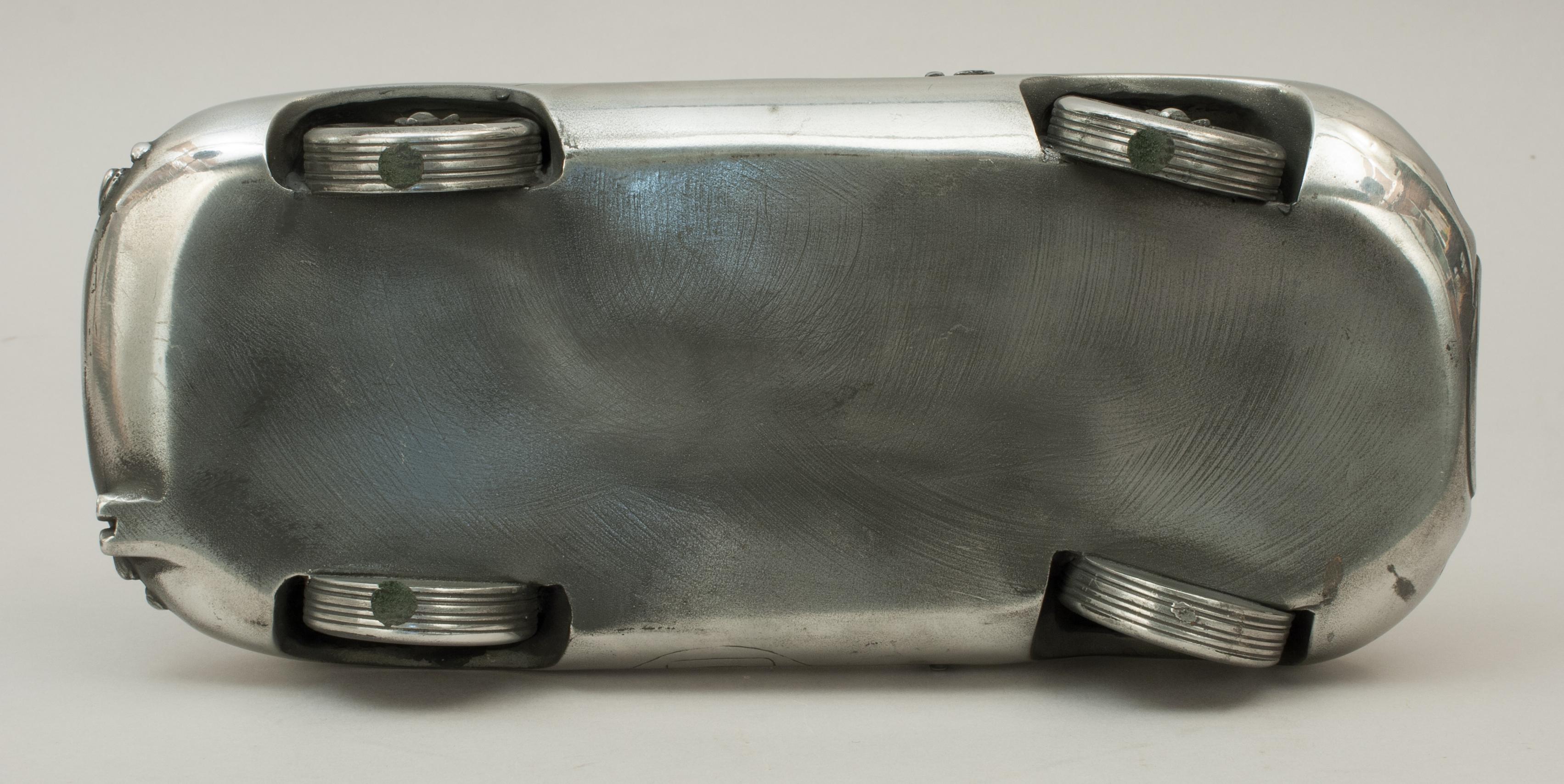 Pewter Model of Mike Hawthorn / Ivor Bueb 1955 Le Mans-Winning Jaguar D-Type 1