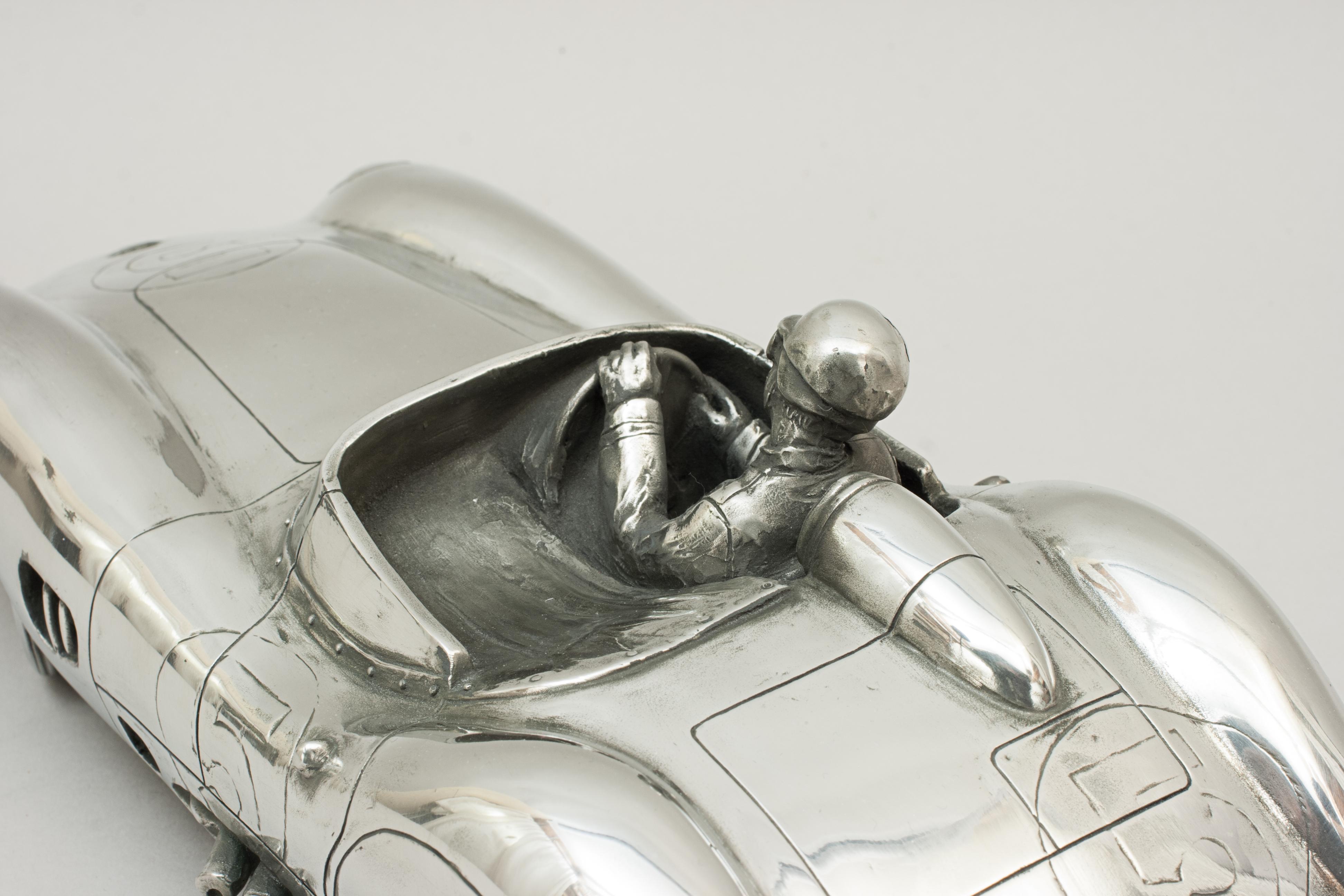 Pewter Model of Roy Salvadori /Carroll Shelby 1959 Le Mans-Winning Aston Martin 7