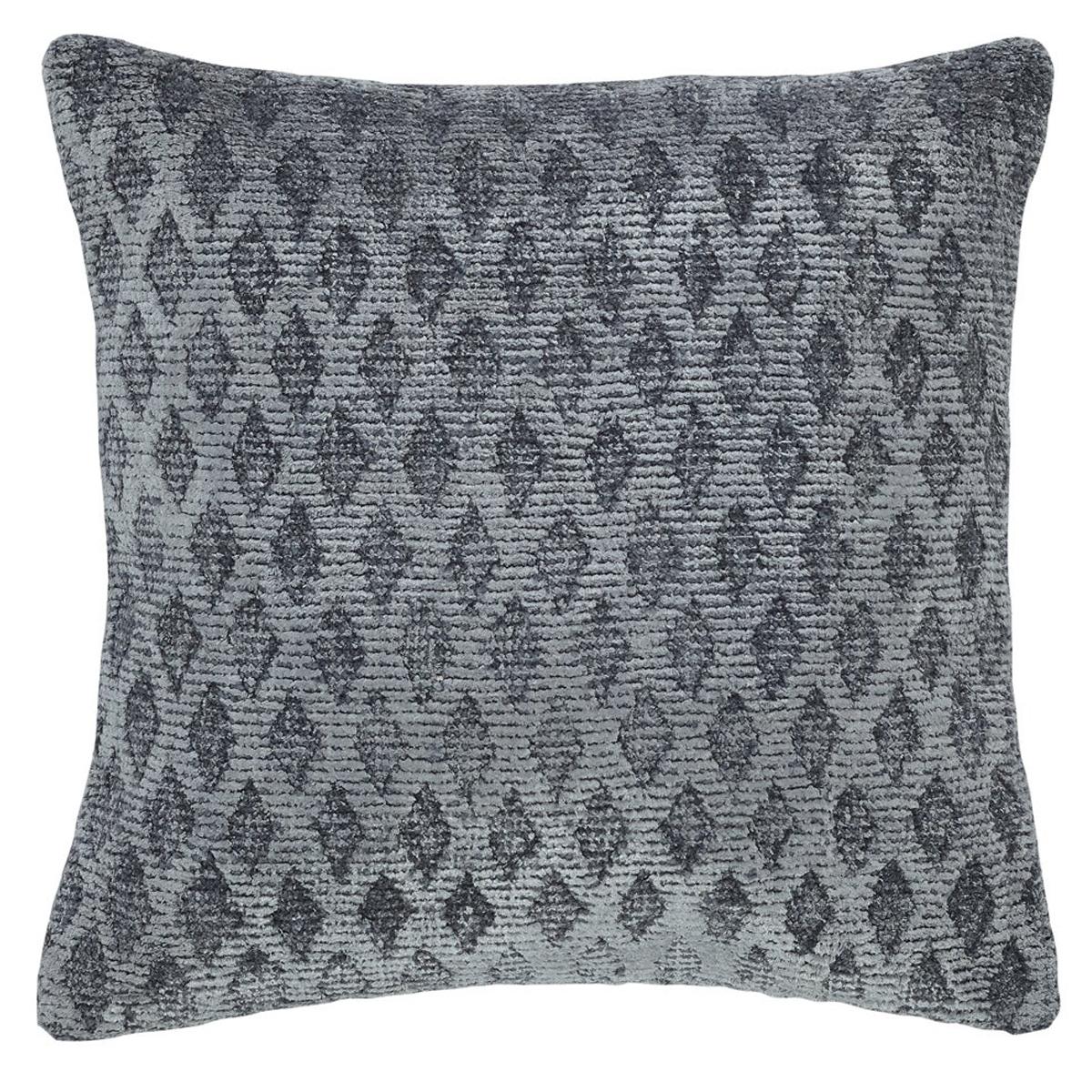Modern Pewteer Gray Throw Pillow For Sale