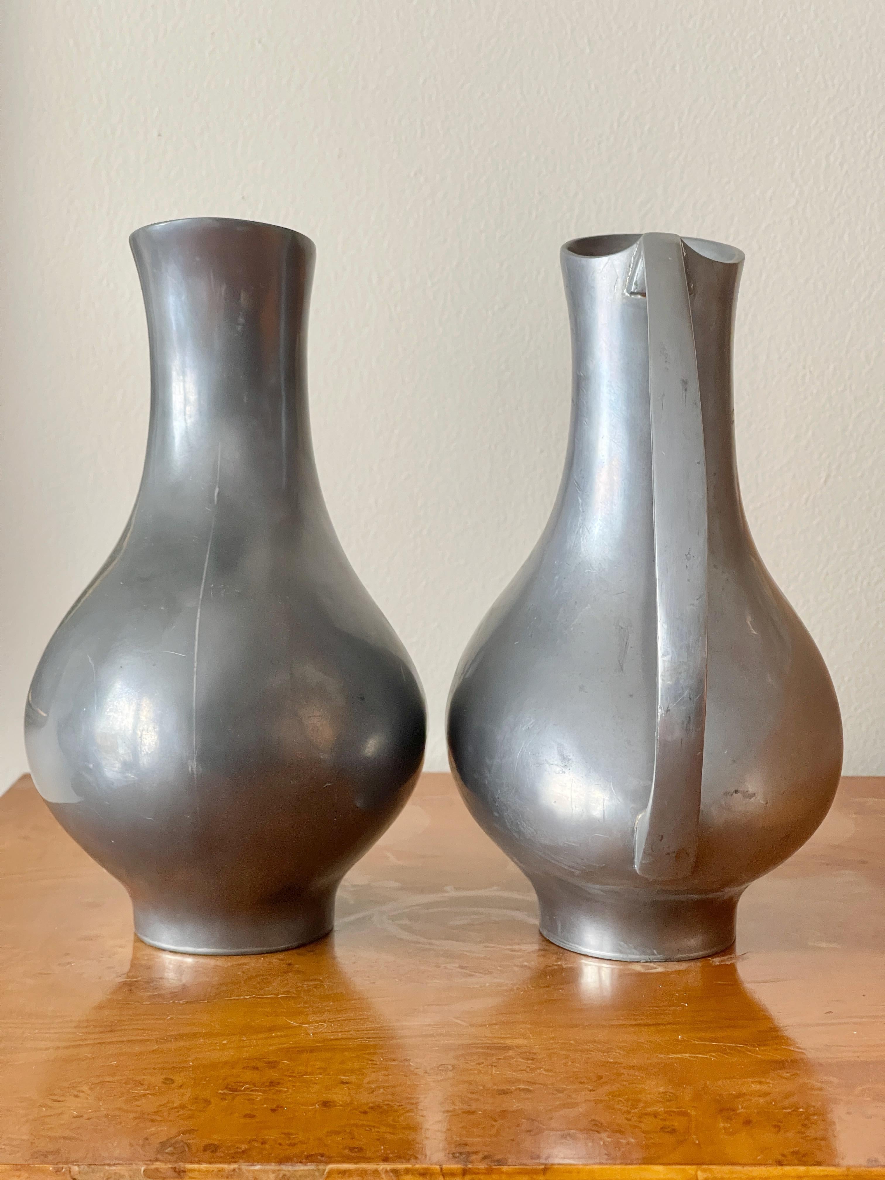 Pewter Pitchers in the style of Henning Koppel For Sale 8