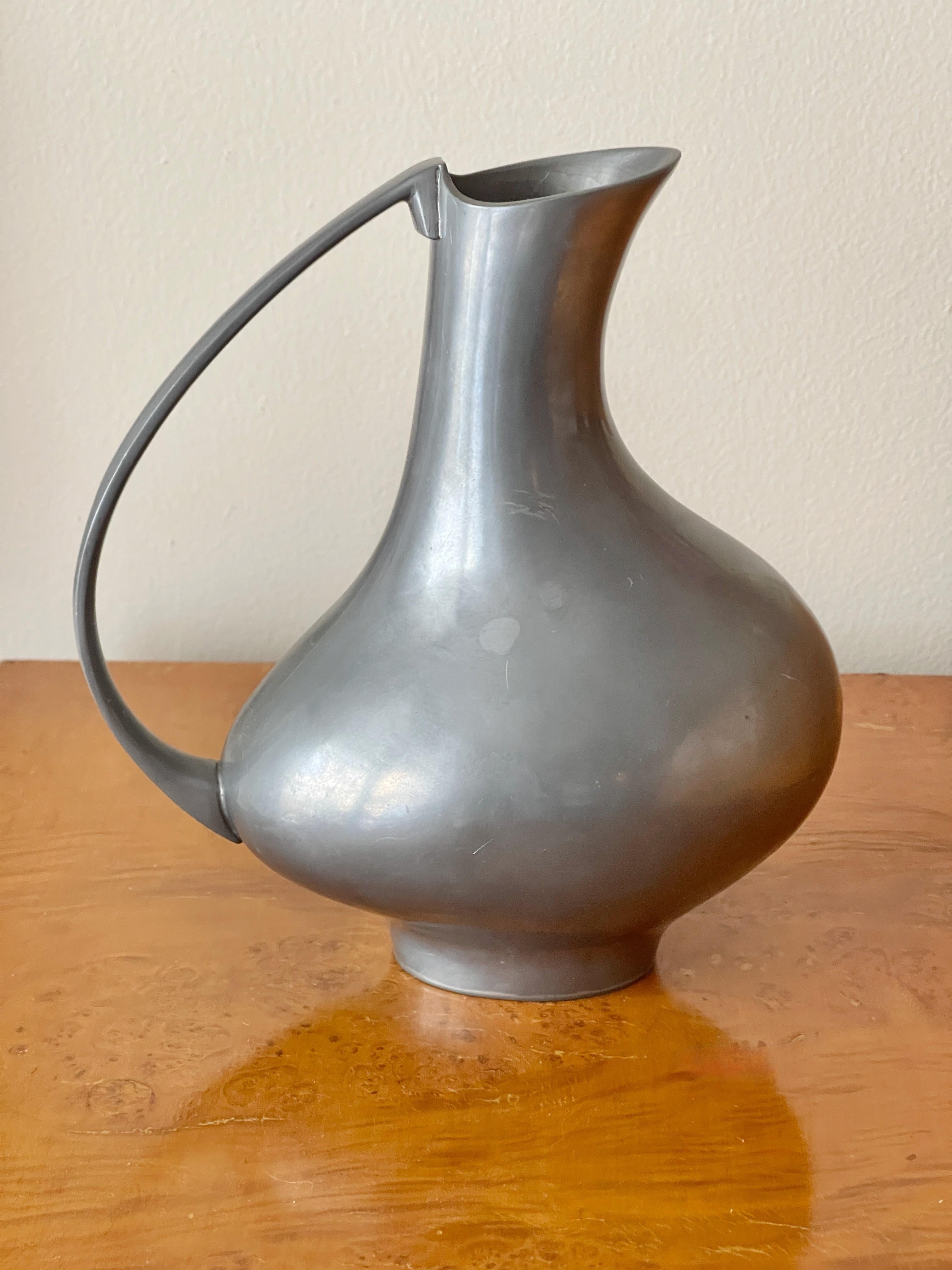 Mid-20th Century Pewter Pitchers in the style of Henning Koppel For Sale