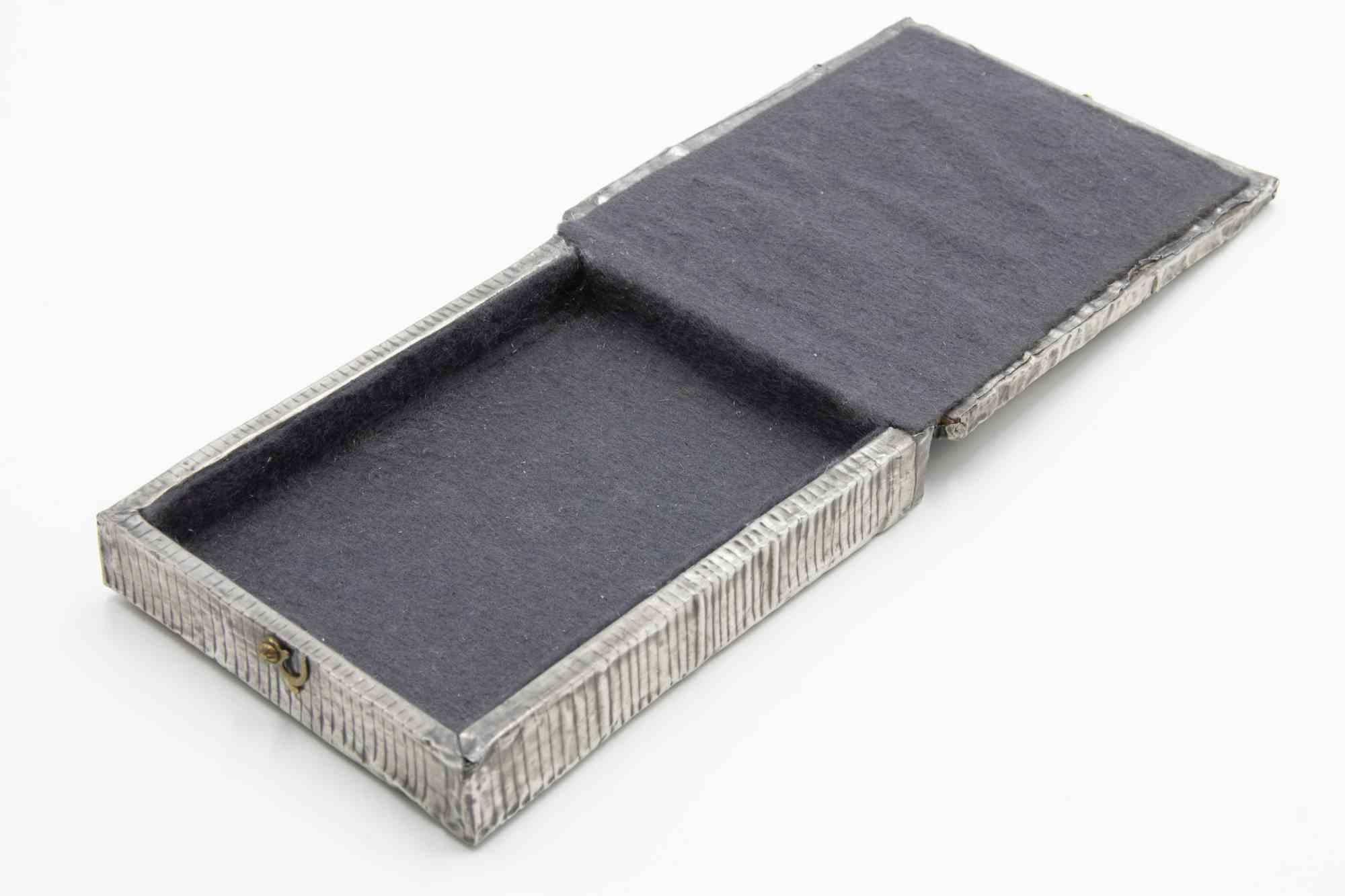 Pewter Rectangular Box, Italy, Early 20th Century In Good Condition For Sale In Roma, IT