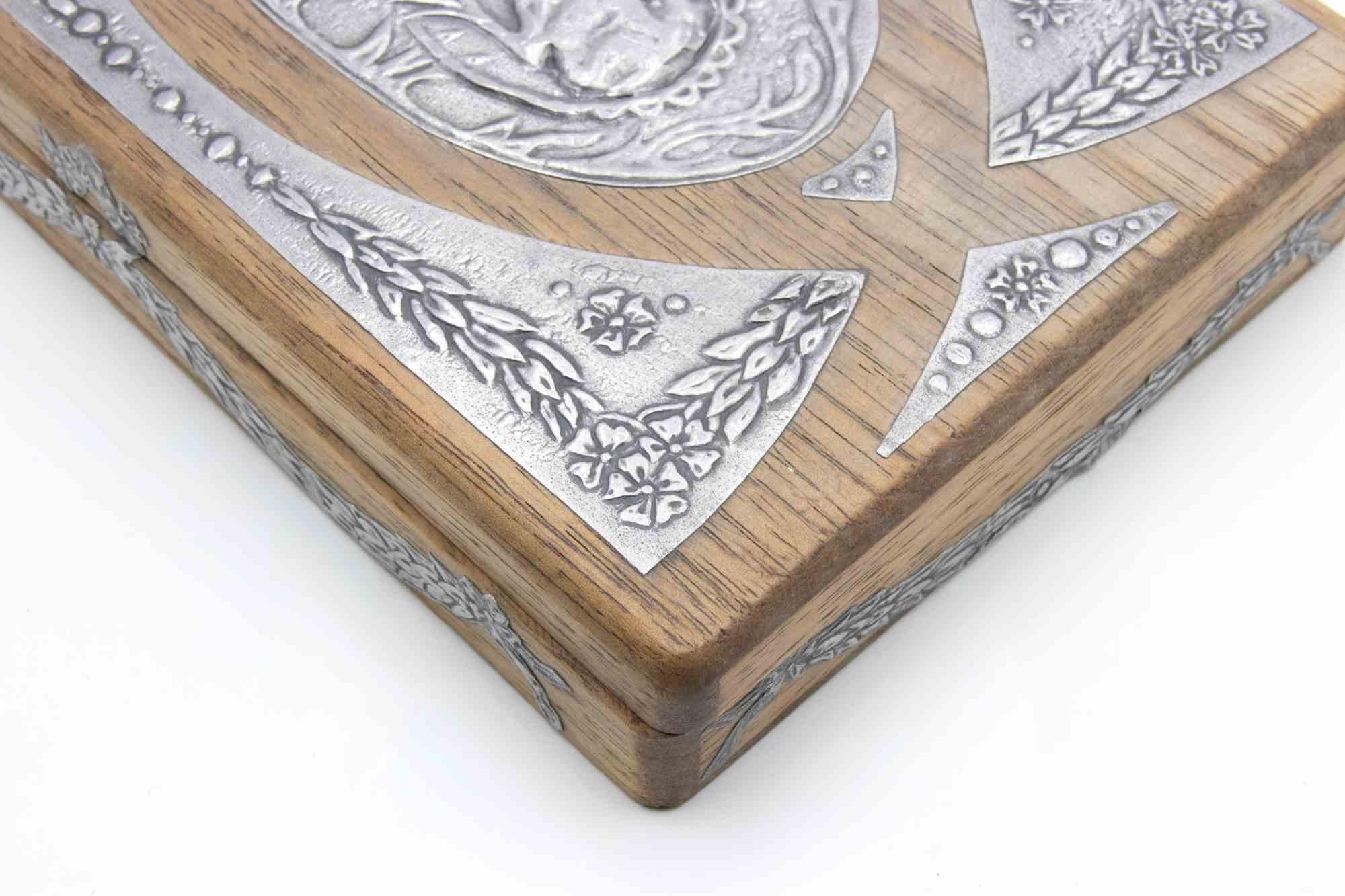 Pewter Rectangular Box, Italy, Early 20th Century For Sale 2
