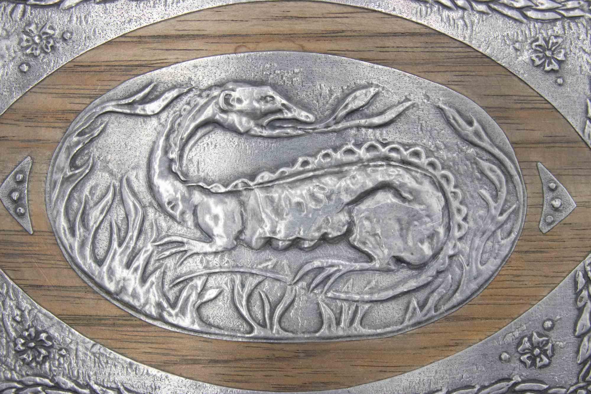Pewter Rectangular Box, Italy, Early 20th Century For Sale 4