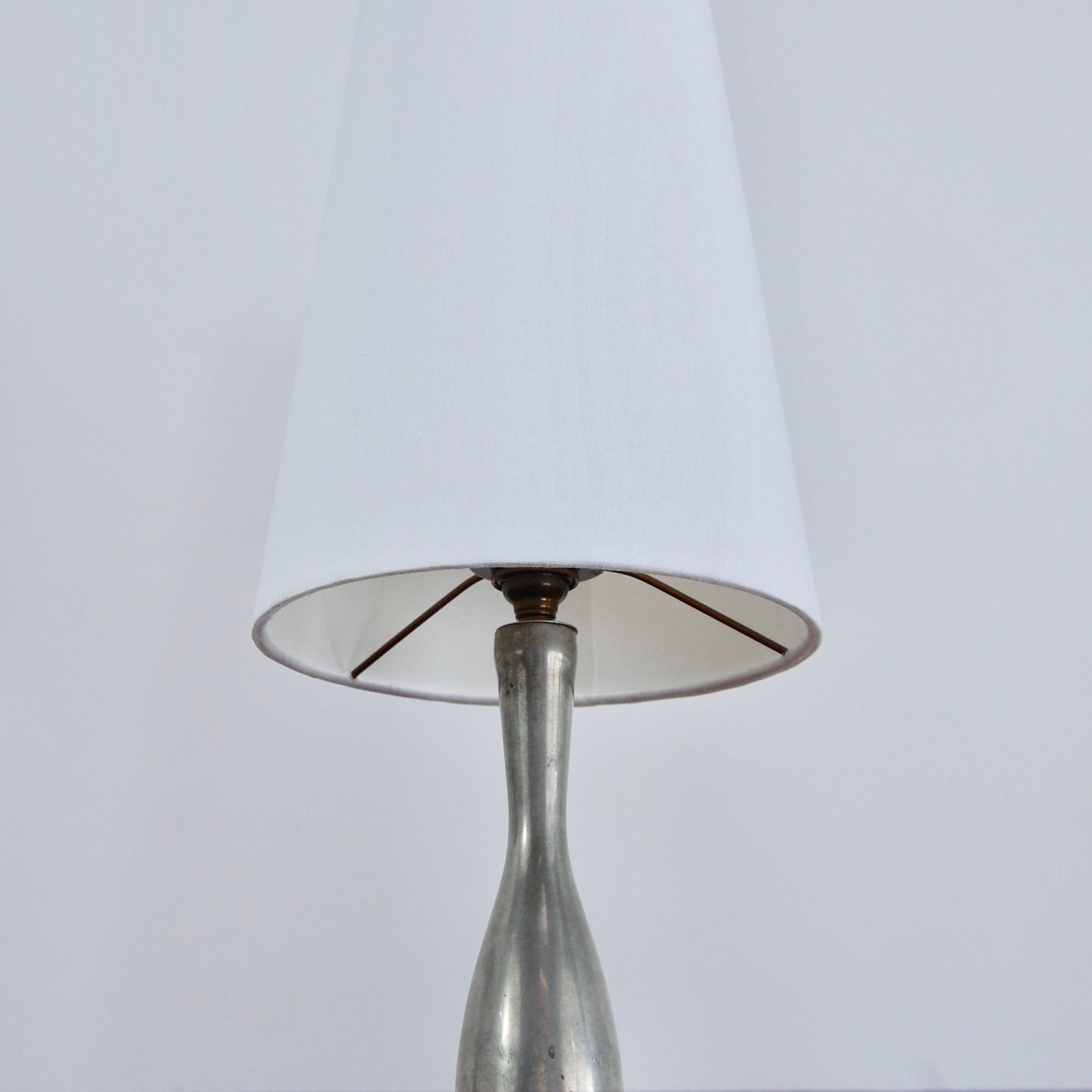 Pewter Table Lamps by Metawa Holland In Good Condition In Los Angeles, CA