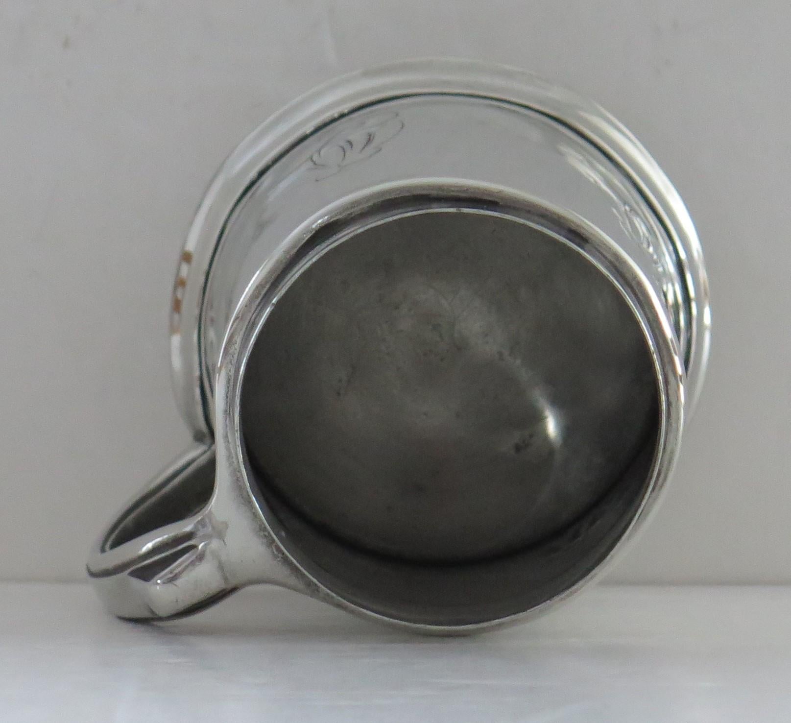 Pewter Tankard Designed by Archibald Knox for Liberty Tudric No. 053, circa 1902 For Sale 2