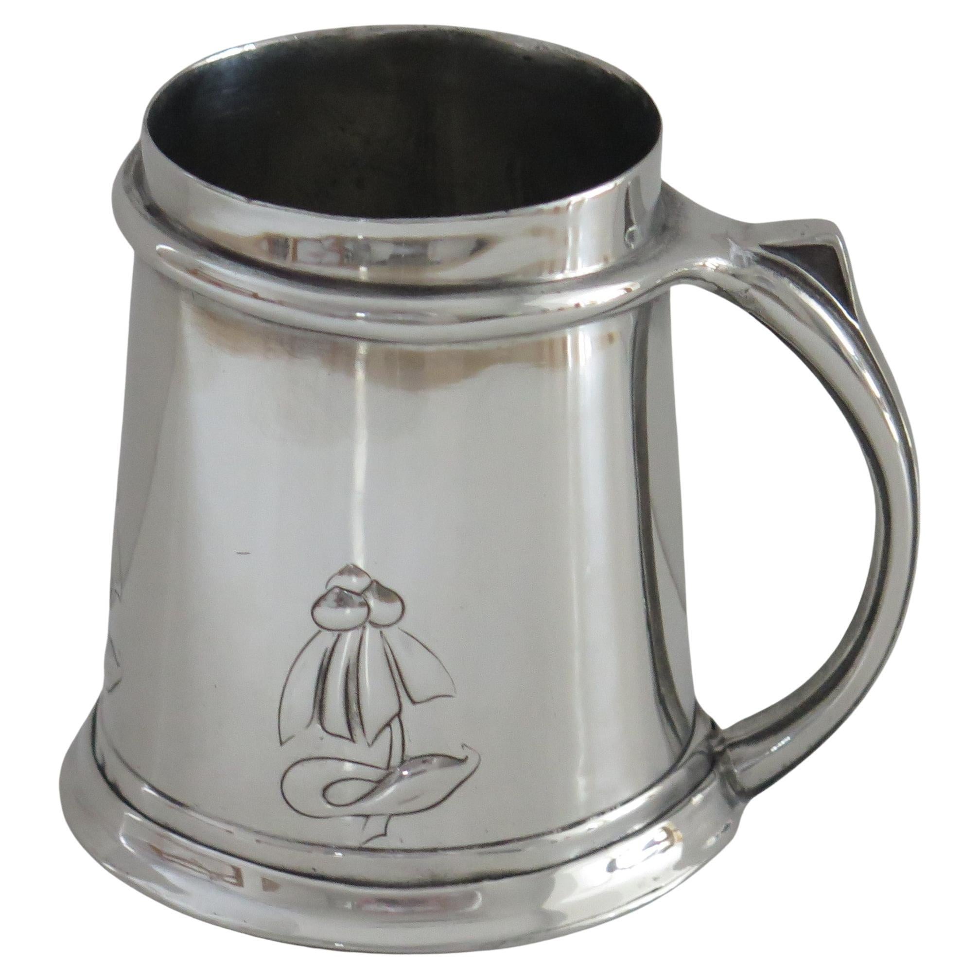 Waterford Pewter Tankard Arthur Price Of England Half Hammered Approx 5.5 Inch 