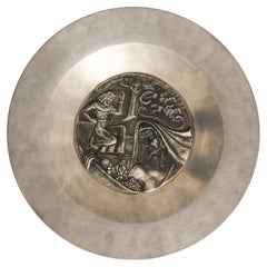 Pewter Tray by Ulla Fogelklou-Skogh, 1949