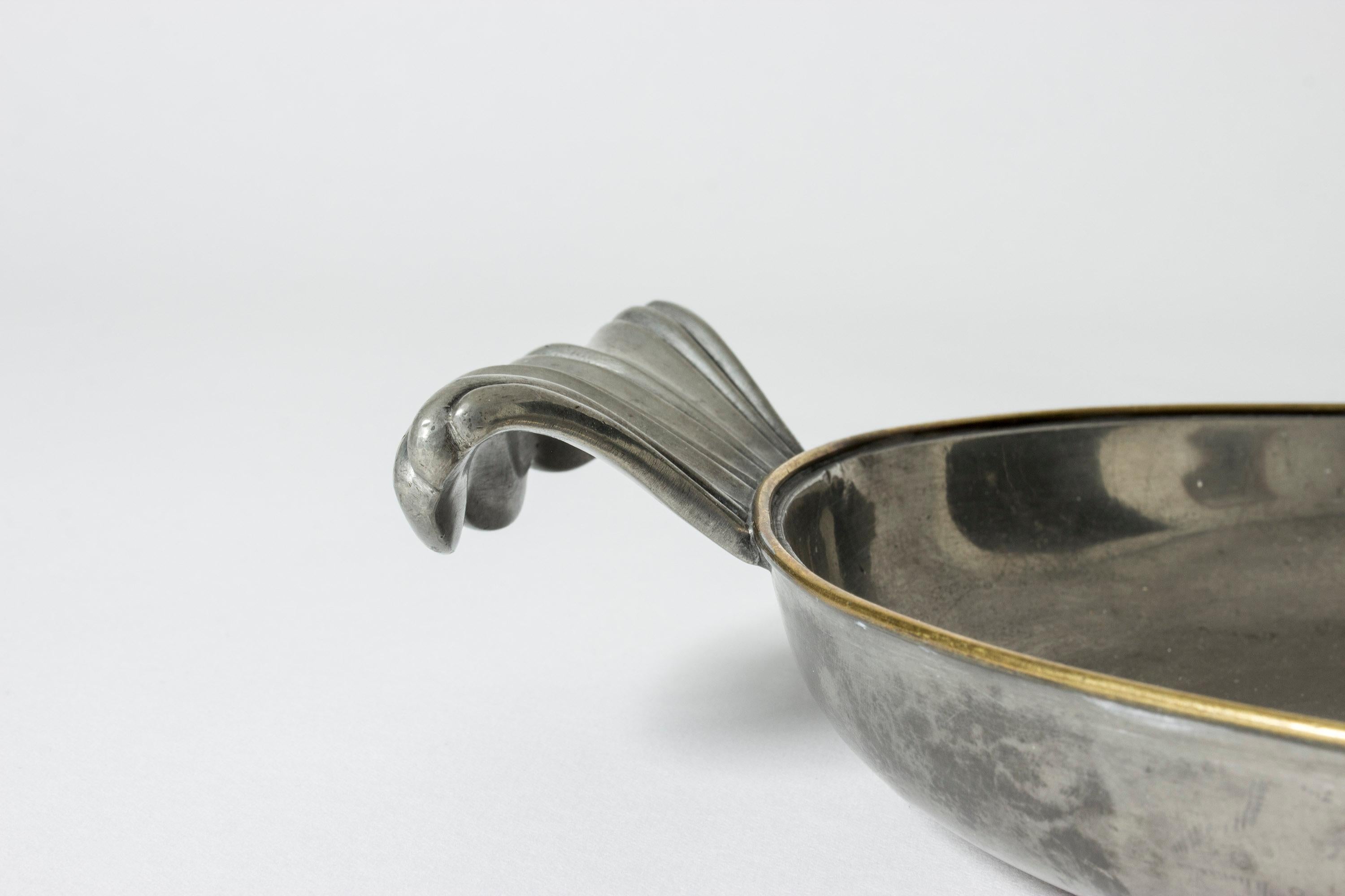 Pewter Tray from Svenskt Tenn In Good Condition In Stockholm, SE