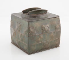 Pewter Tudric Ware Tea Caddy Designed by Archibald Knox