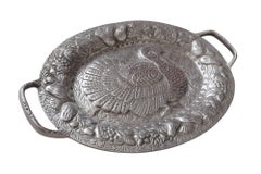 Pewter Turkey Serving Platter