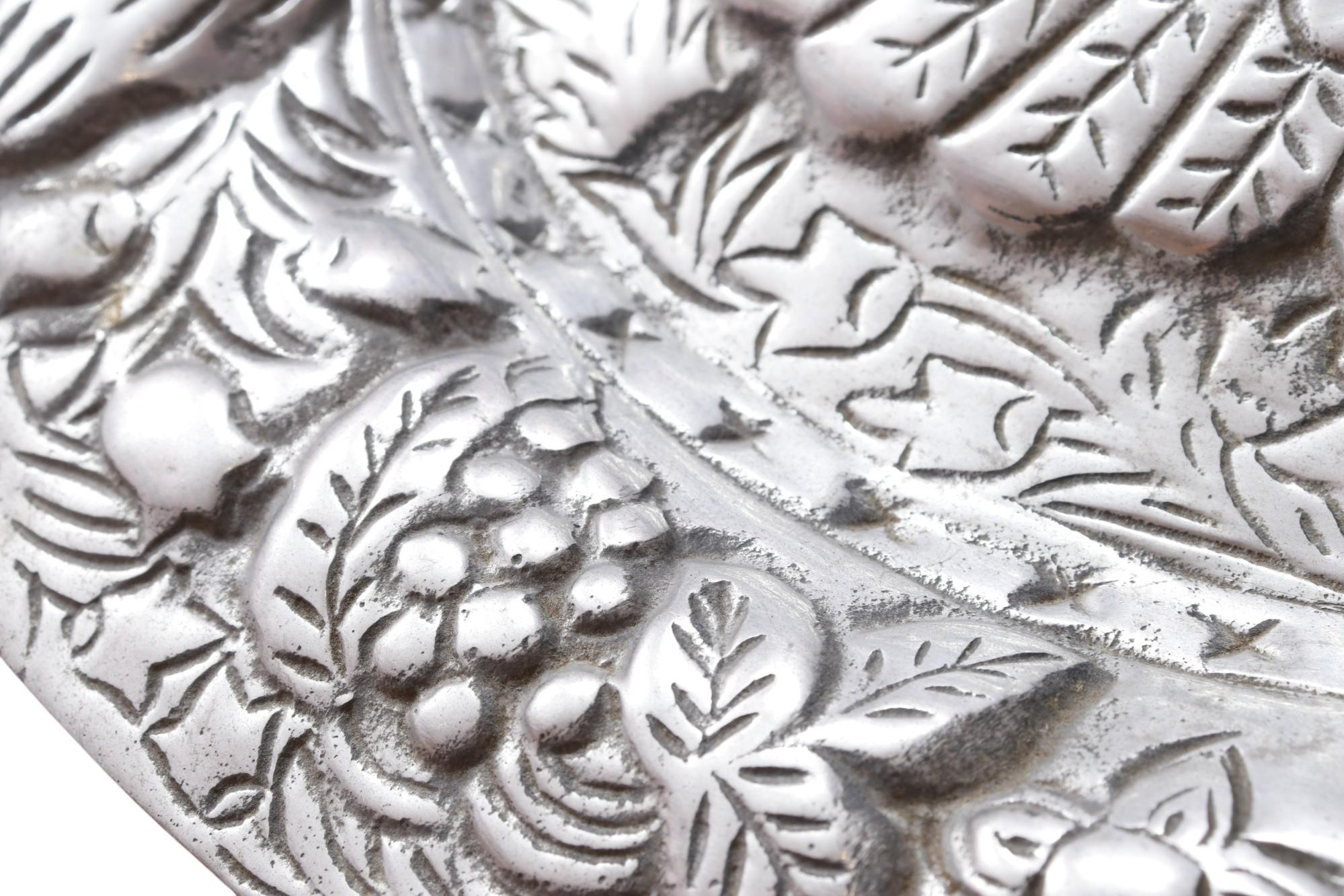 Pewter Turkey Serving Platter For Sale 2
