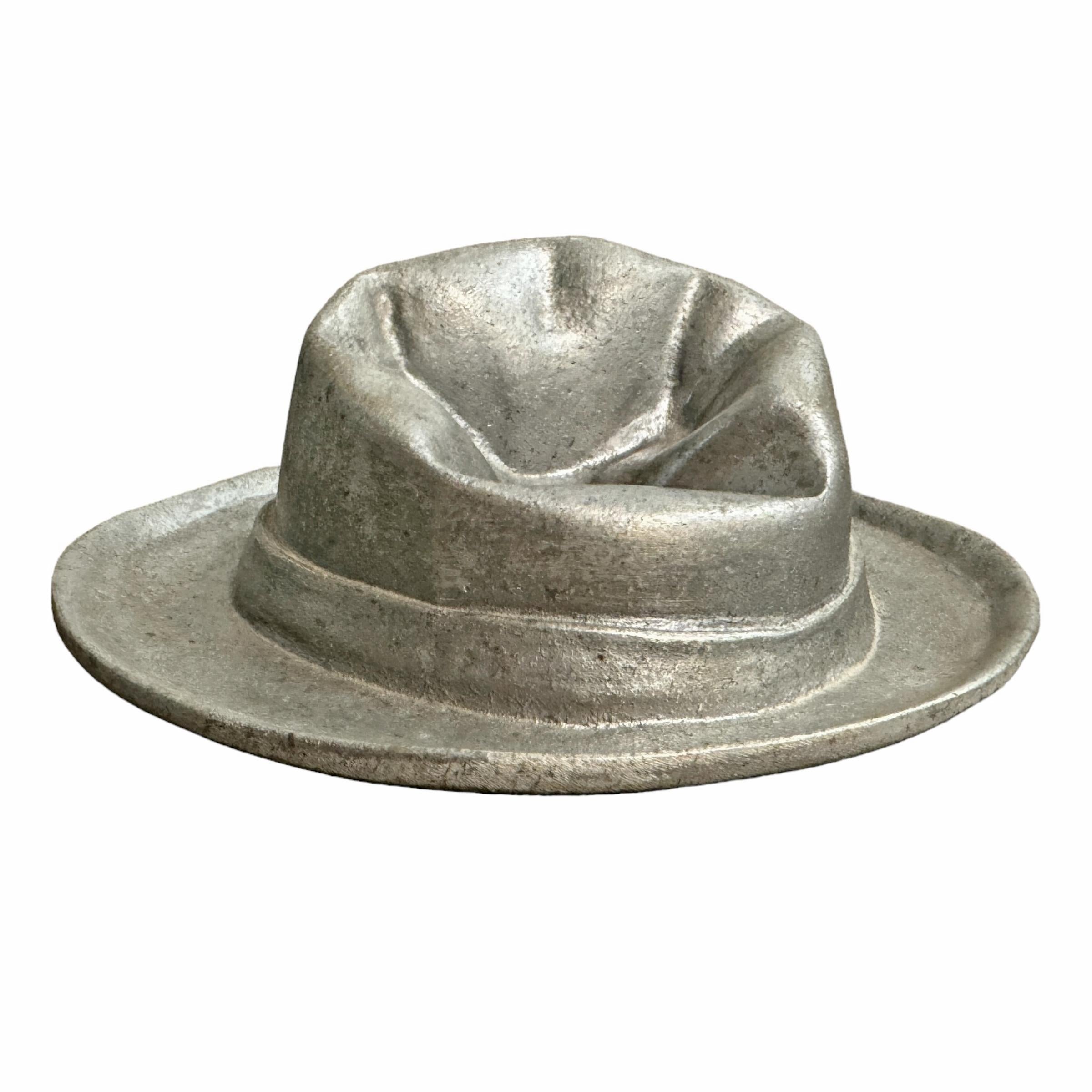 Pewter Tyrolean Hat Catchall  For Sale 3