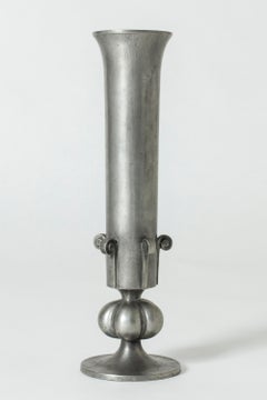 Pewter Vase by Edvin Ollers, Designed in 1936