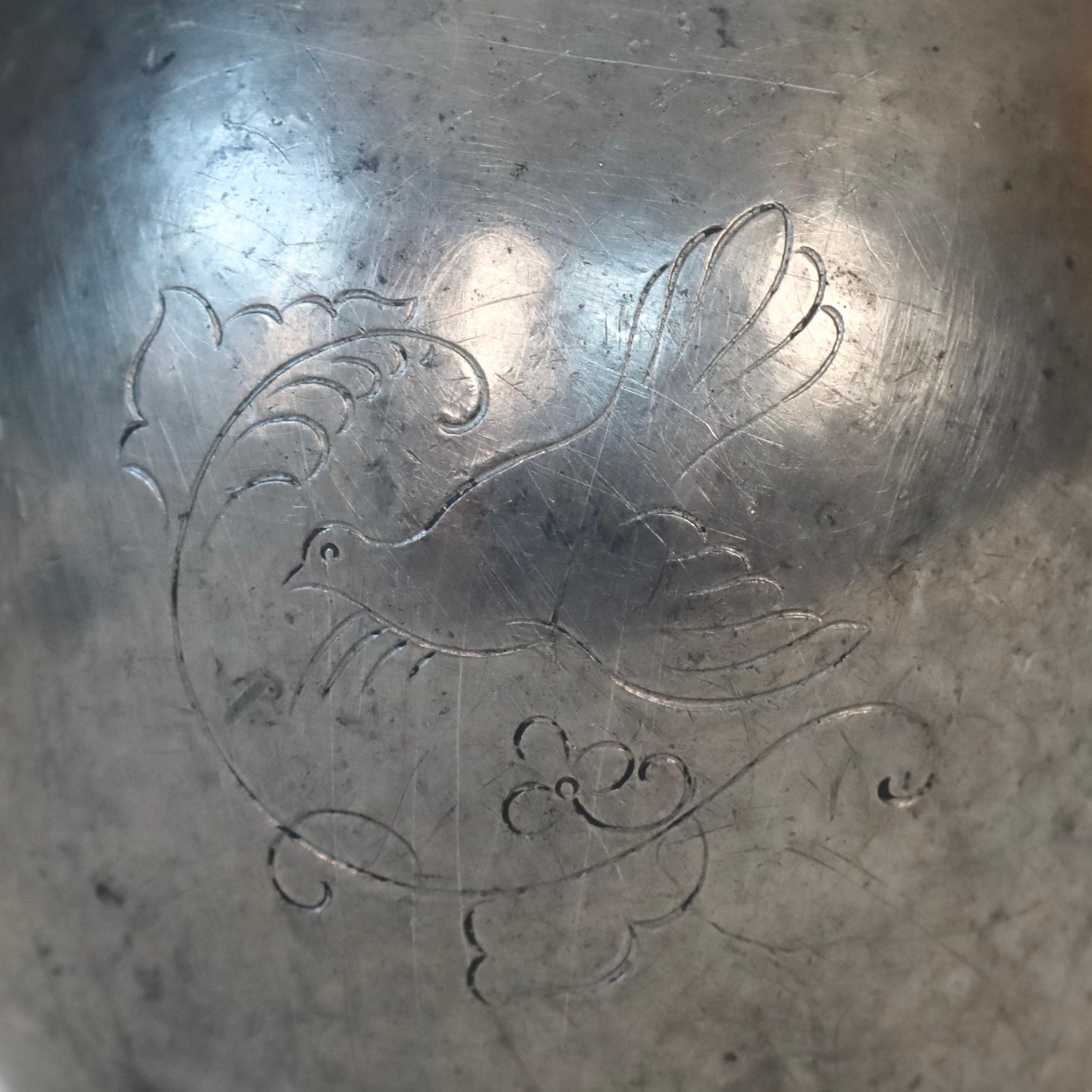 Vase en étain par Just Andersen, années 1920, Danemark en vente 4