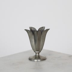 Jarrón de peltre de Just Andersen, Años 1920, Dinamarca