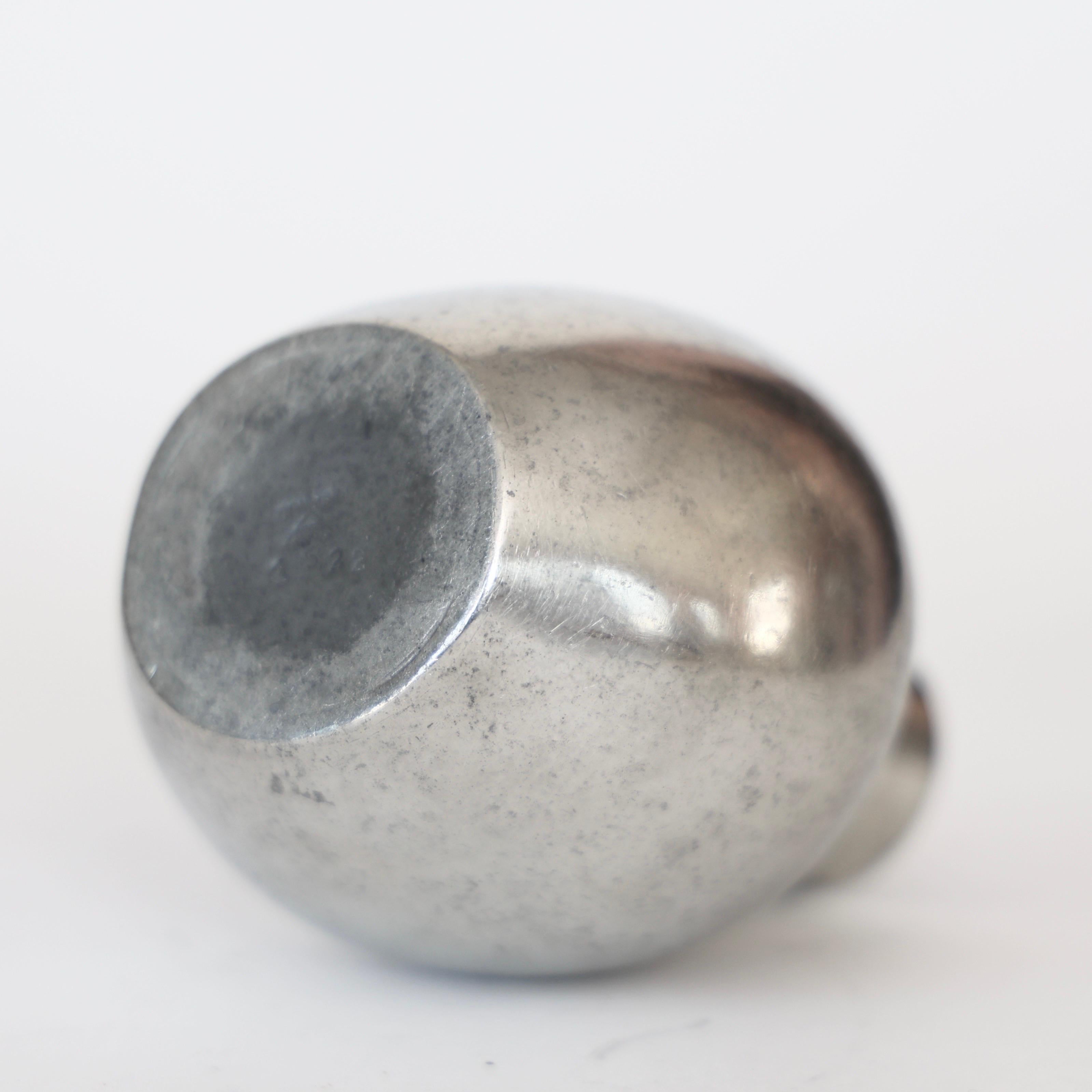Vaso in peltro di Just Andersen, anni '1920, Danimarca in vendita 2