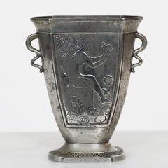 Pewter Vase by Just Andersen, 1920s, Denmark