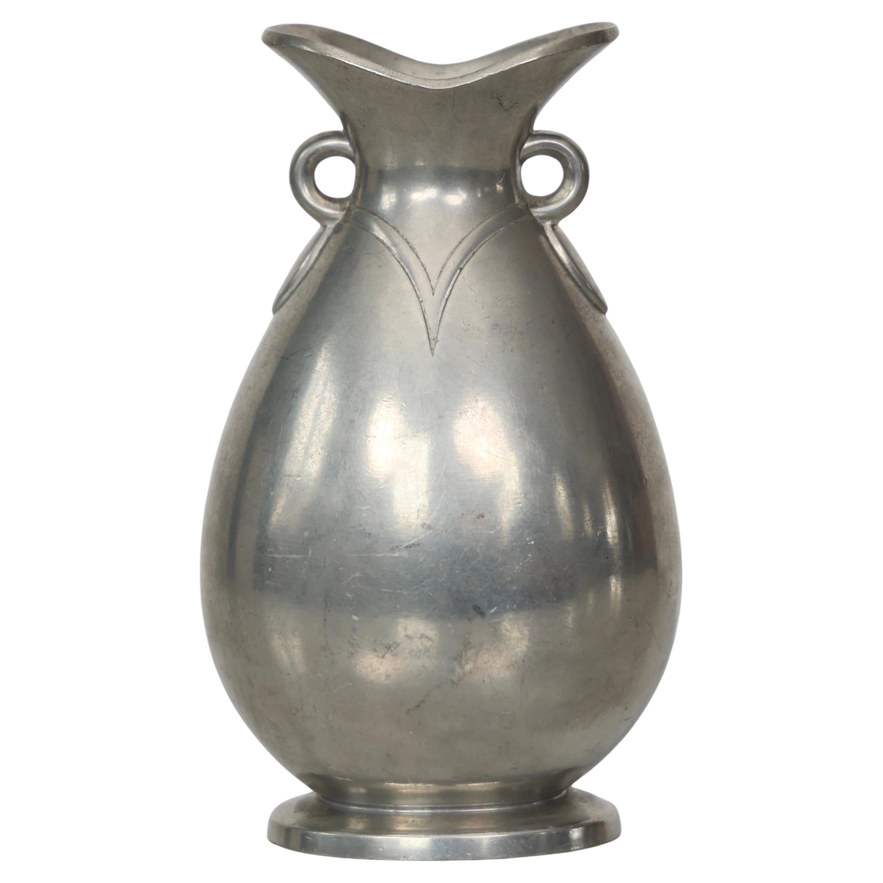 Pewter Vase by Just Andersen, 1920s, Denmark