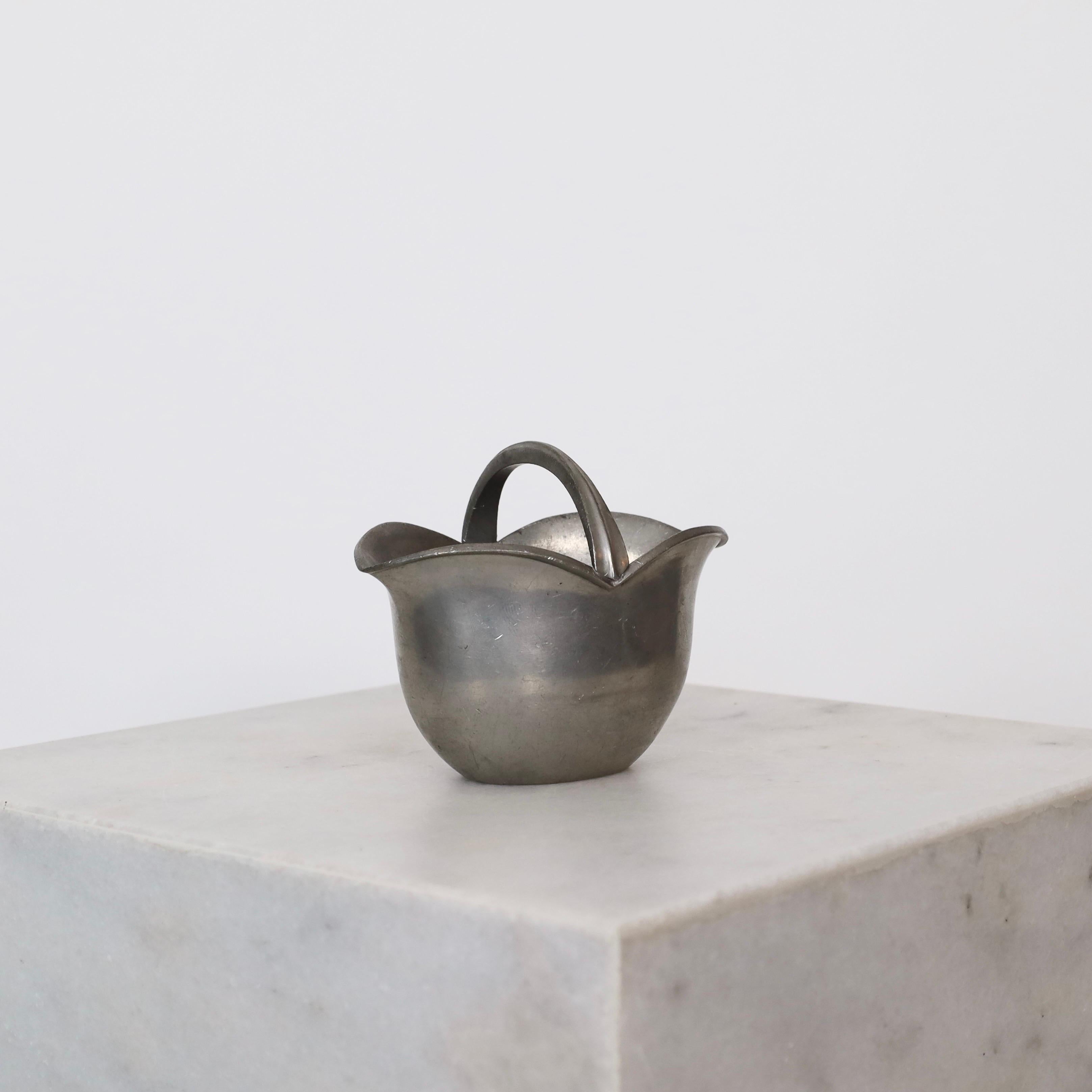 Art Deco Pewter Vase by Just Andersen, 1930s, Denmark For Sale