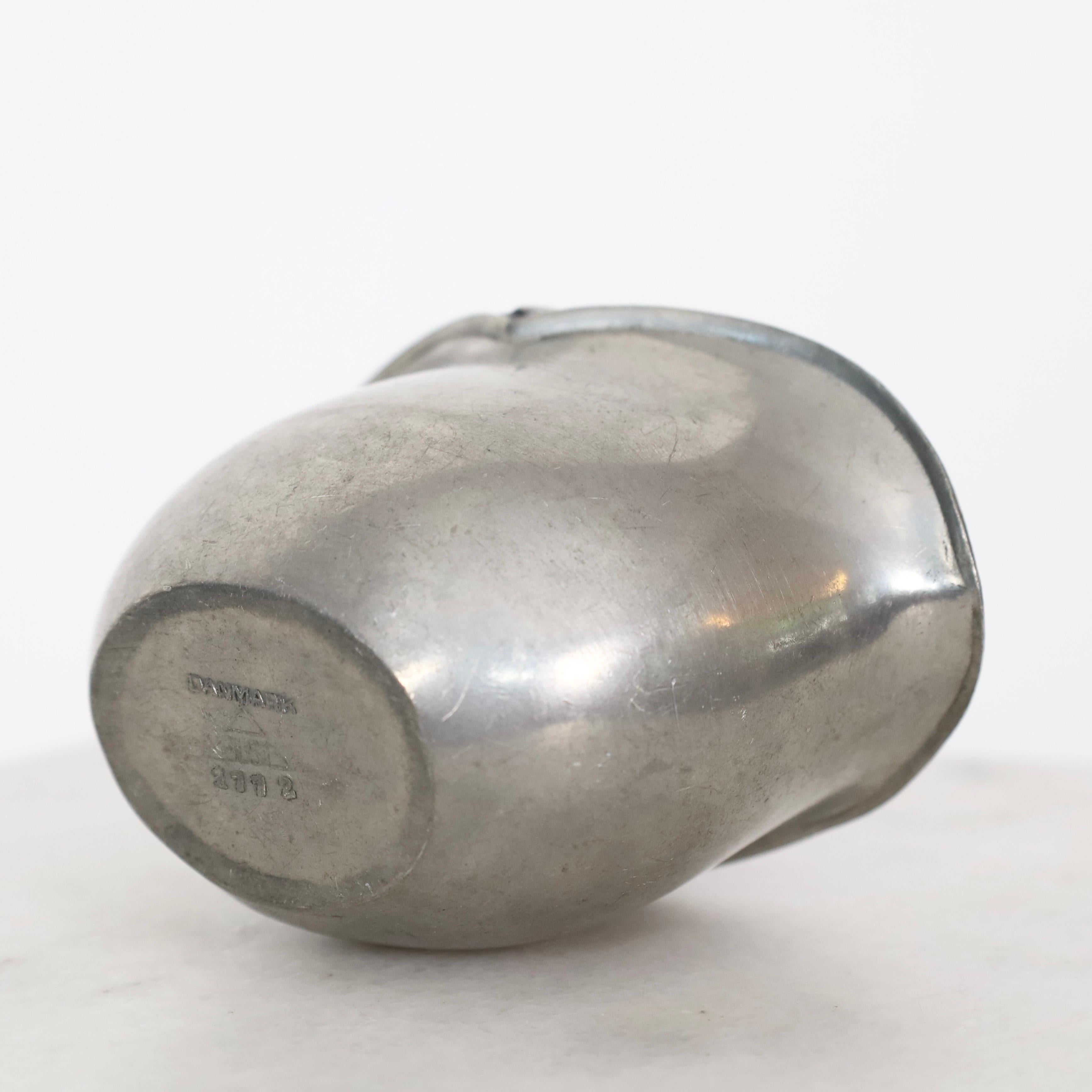 Mid-20th Century Pewter Vase by Just Andersen, 1930s, Denmark For Sale
