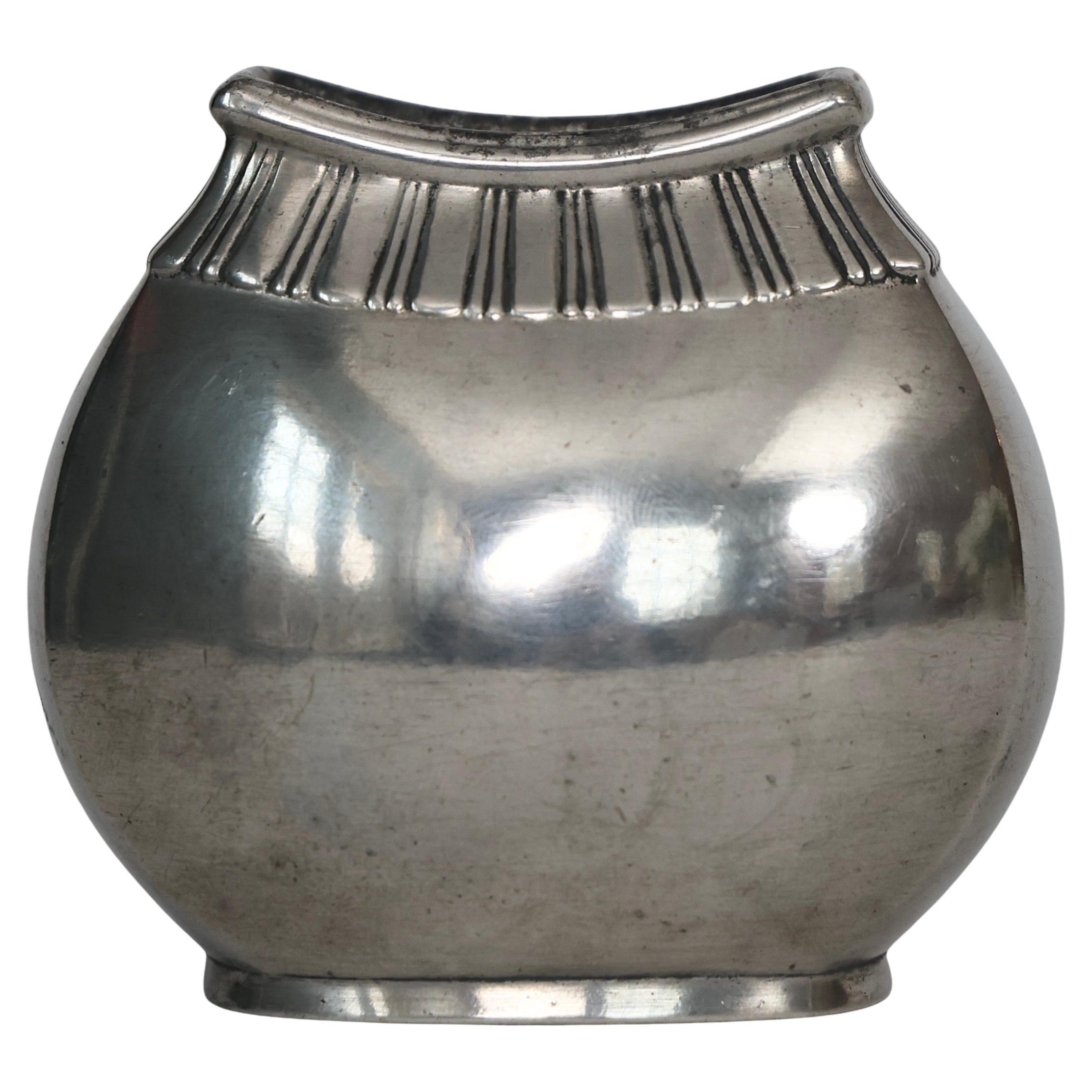 Pewter Vase by Just Andersen, 1930s, Denmark