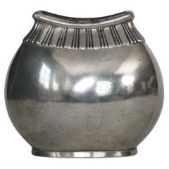 Pewter Vase by Just Andersen, 1930s, Denmark